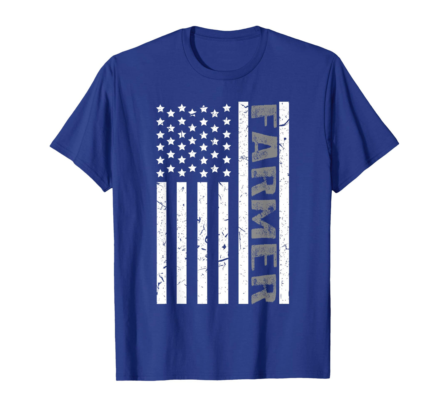 4th Of July Farmer American Farm Cow Tractor Flag Patriotism Women Kids Men T-Shirt
