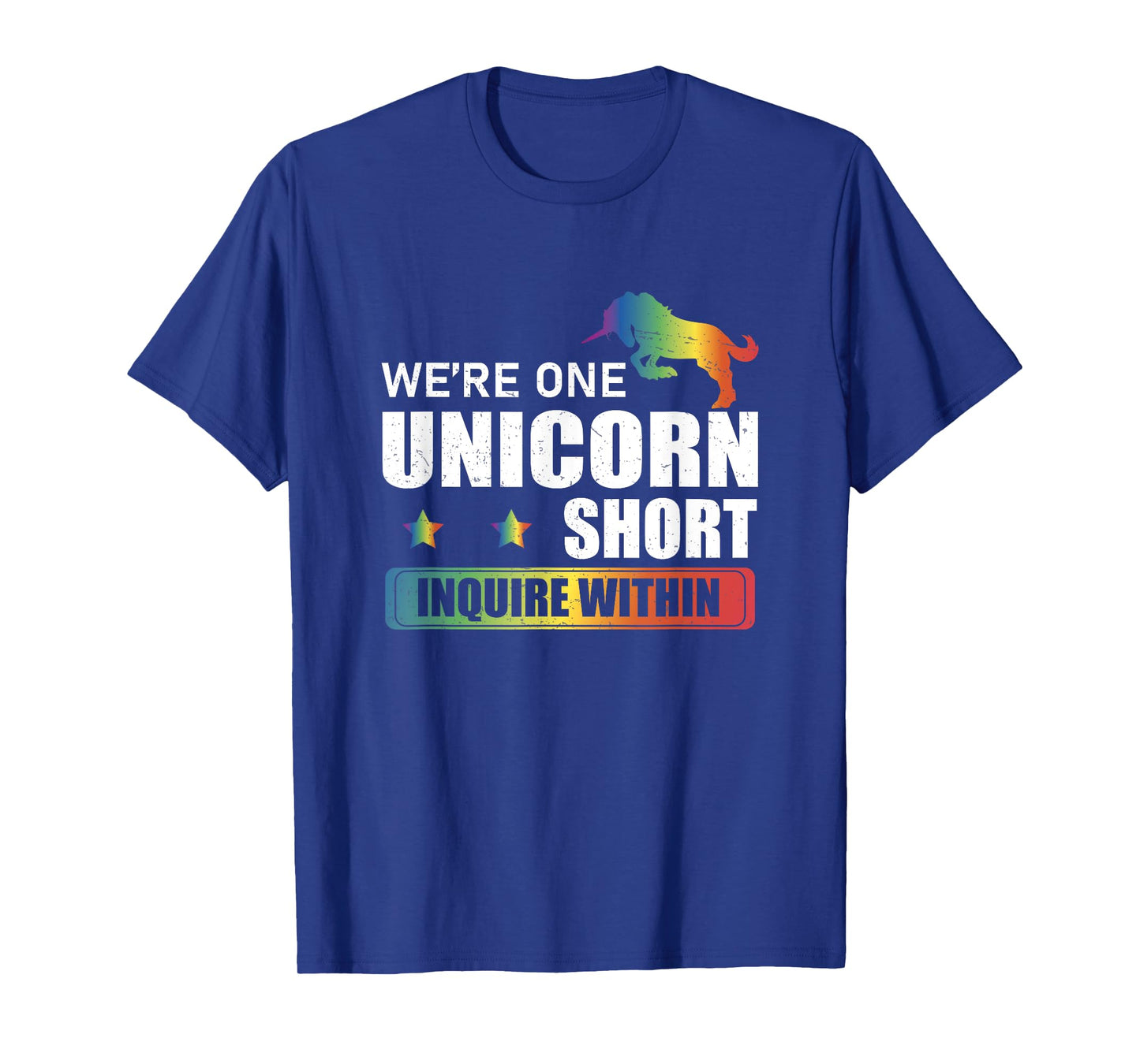 Inquire Within Funny Polyamory Unicorn Hunting A Poly Couple T-Shirt