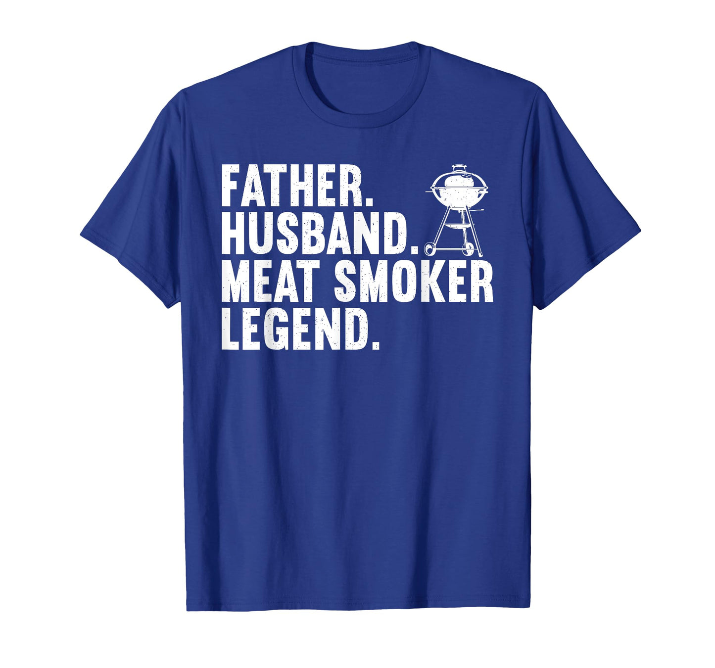 Cool Meat Smoking Art For Father Husband BBQ Meat Griller T-Shirt