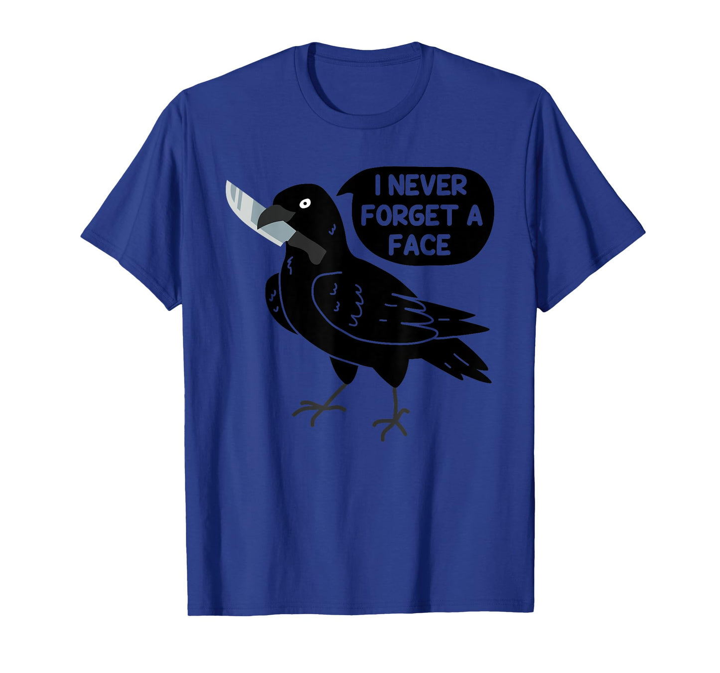 Spooky Crow With Knife T-Shirt