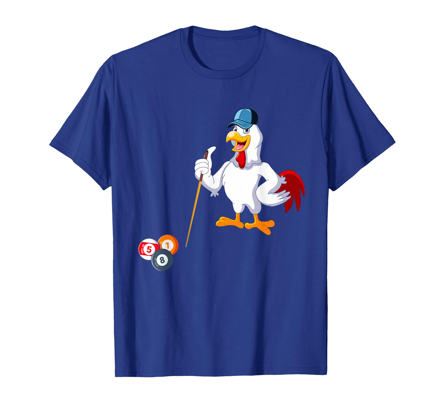 Chicken Playing Billiards Costume Billiards Player Family T-Shirt