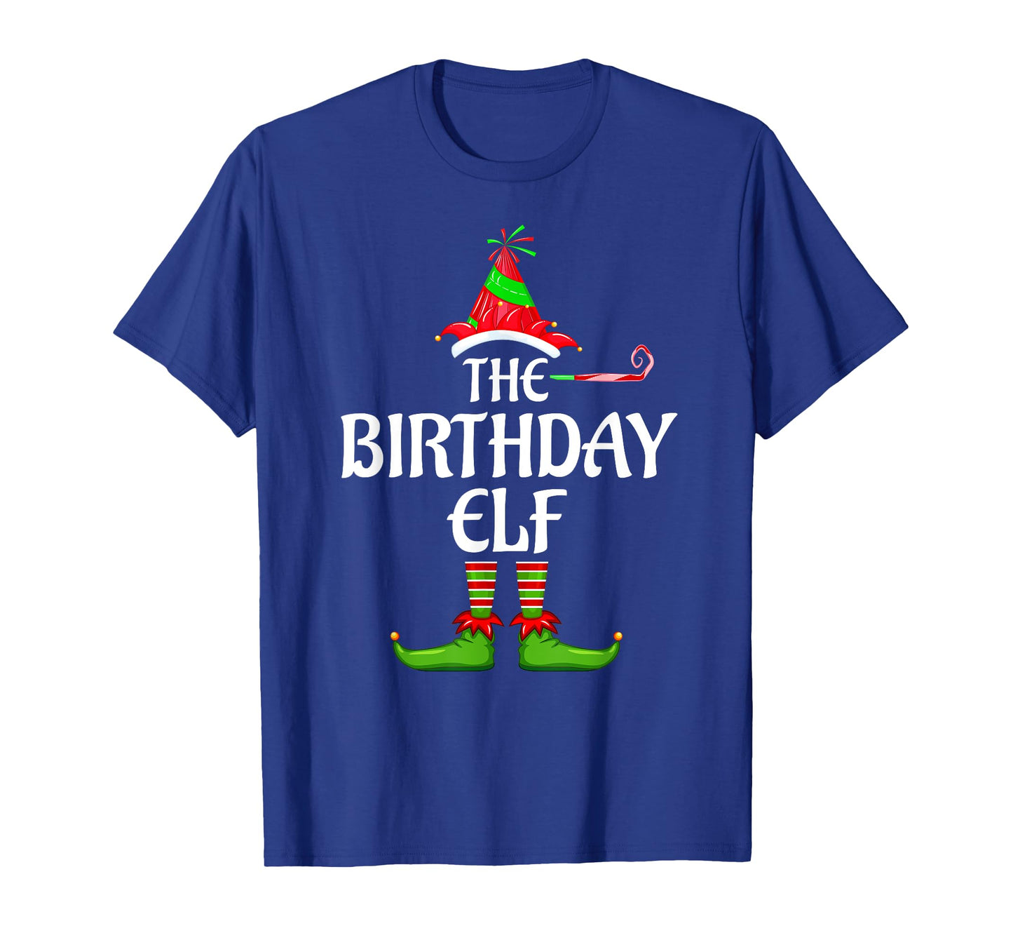 Birthday Elf Matching Family Group Christmas Party T-Shirt