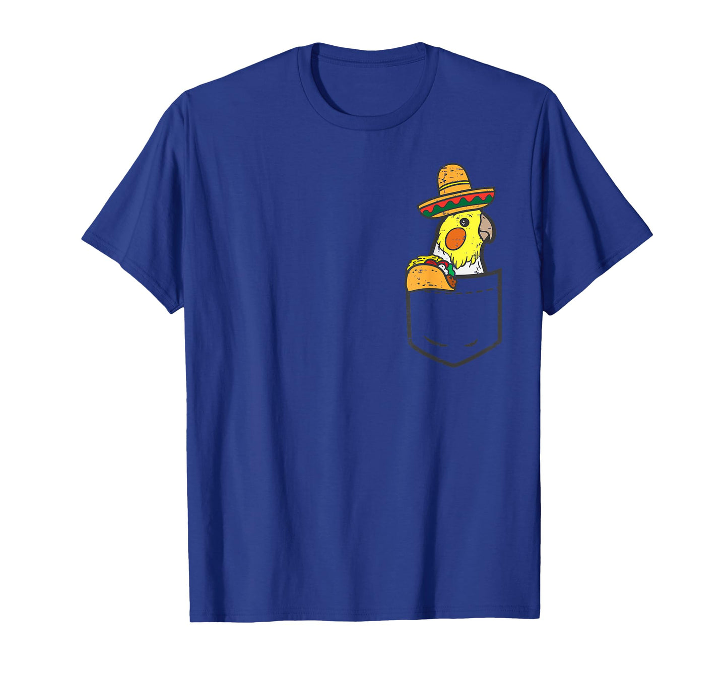 Mexican Cockatiel Bird Pocket Fiesta Cinco De Mayo Kids T-Shirt