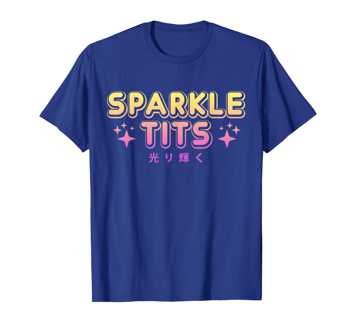 Pastel Goth Kawaii T Shirt - Sparkle Tits Sarcastic Gift T-Shirt