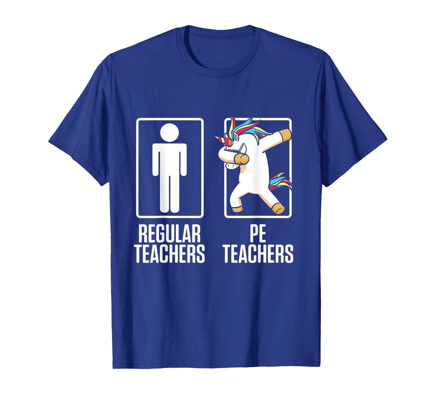 PE Physical Education Teacher Unicorn Gifts Men Women T-Shirt