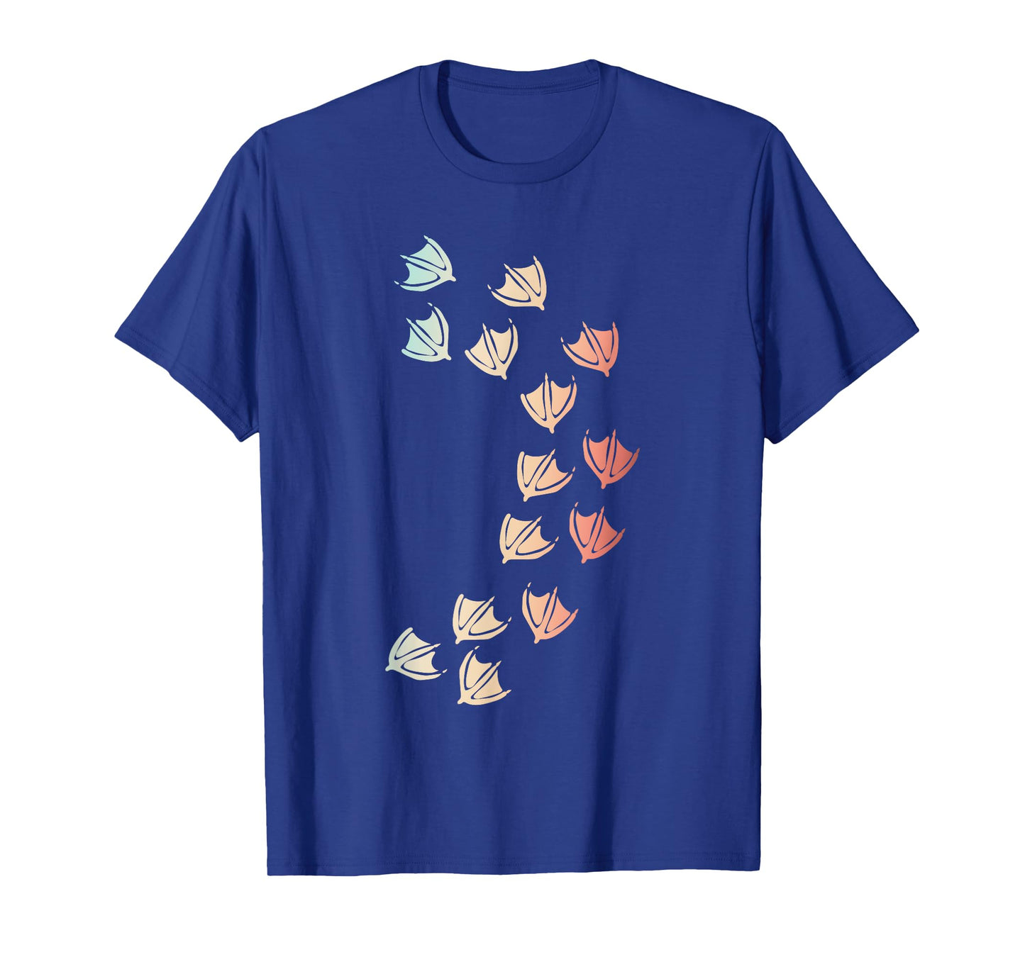 Animal Lover Duck Footprint Farm Bird Duck T-Shirt