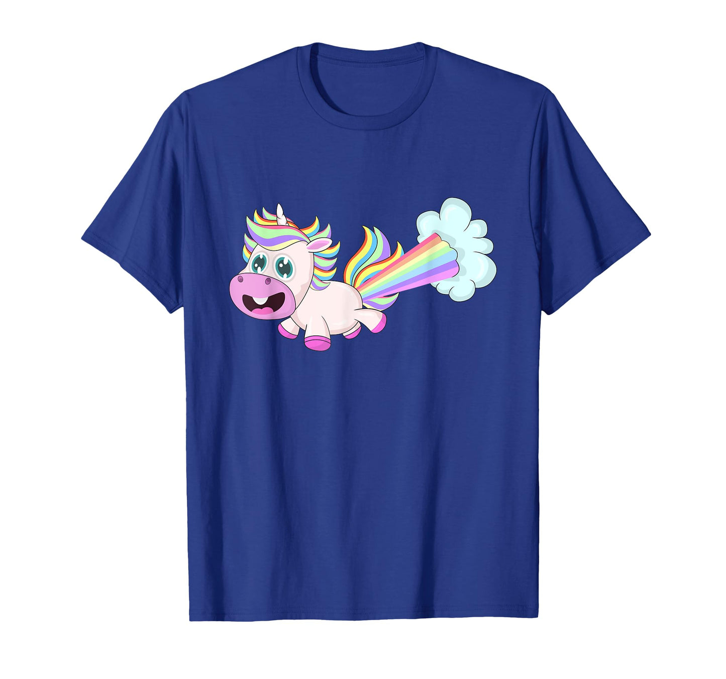Unicorn Farting a Rainbow T-Shirt