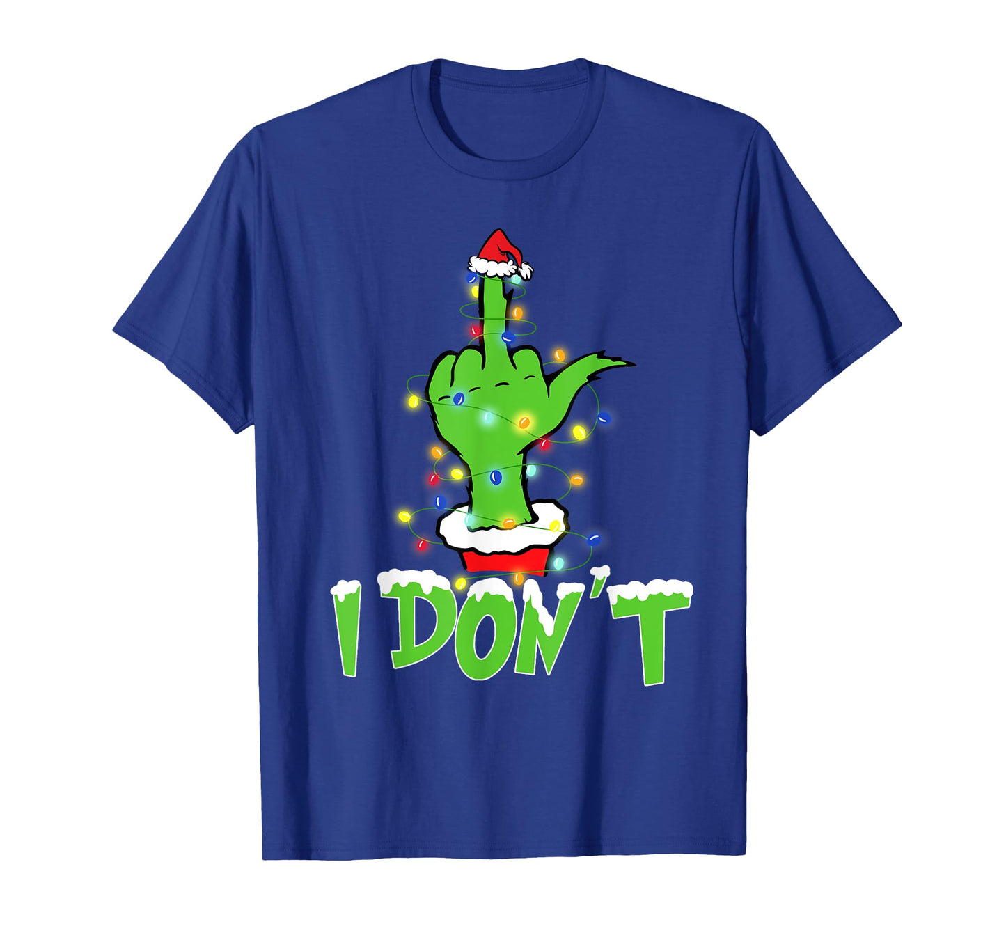 I Love Matching Christmas Shirts I Don't Xmas Lights Couples T-Shirt