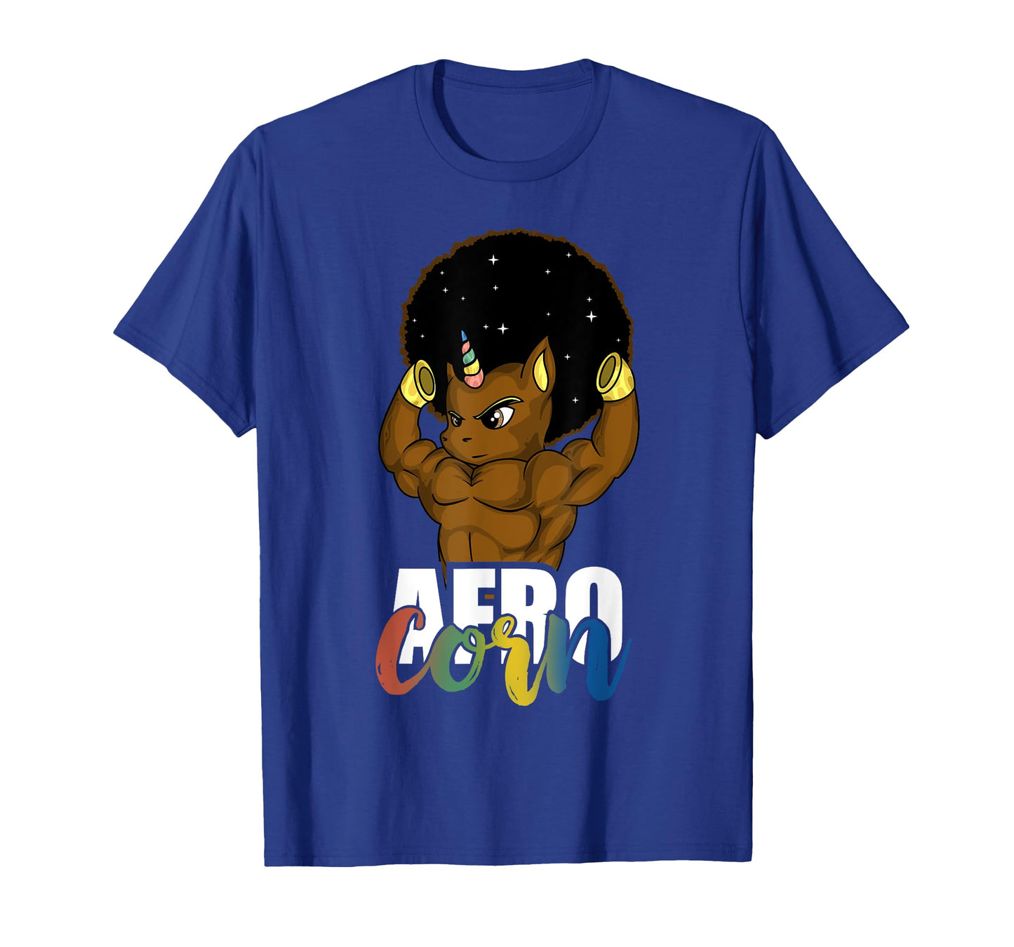 Afro Corn Afrocorn Unicorn Black History Men Boys Gift T-Shirt