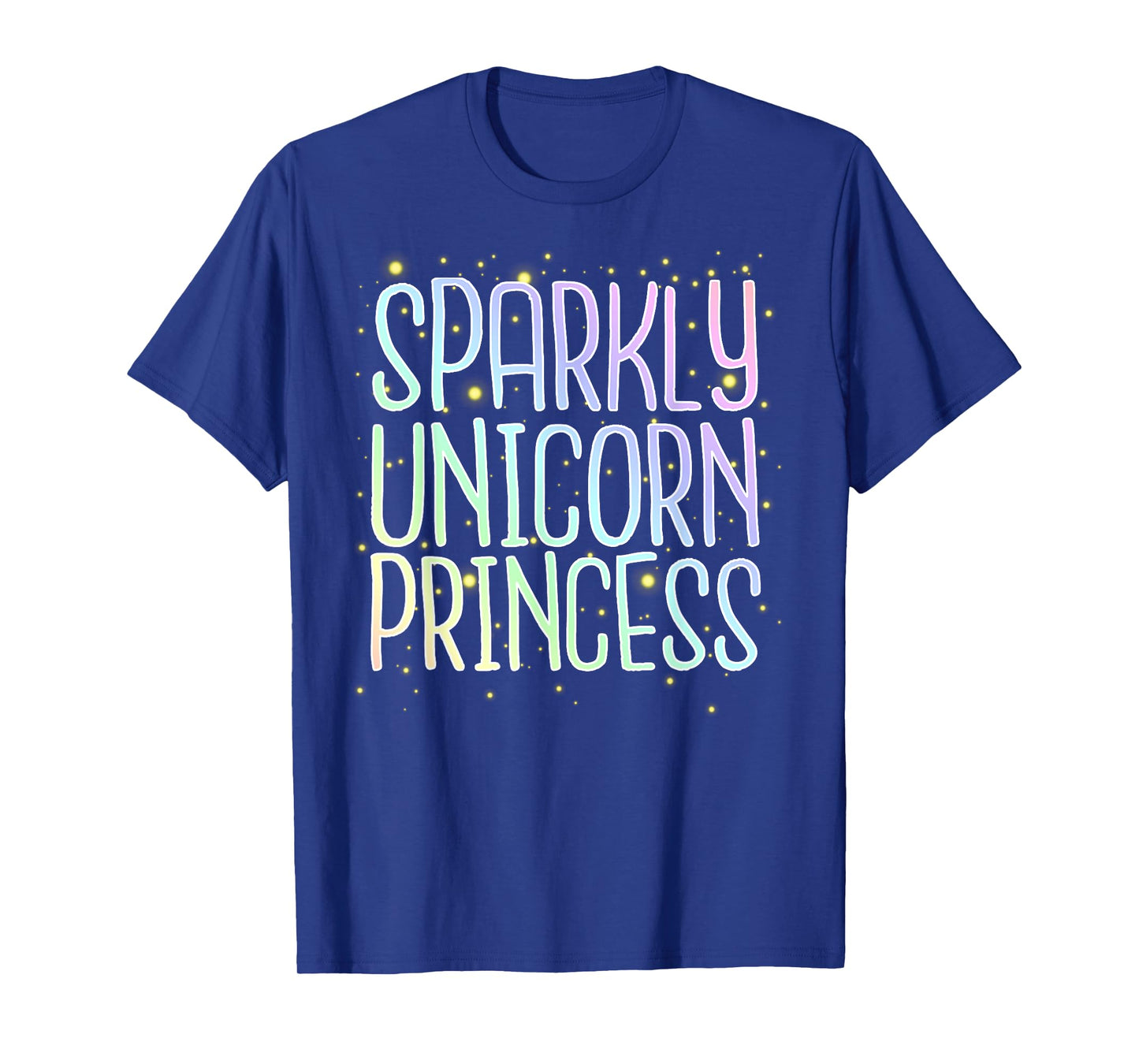 Sparkly Unicorn Princess T-shirt for Women and Girls T-Shirt