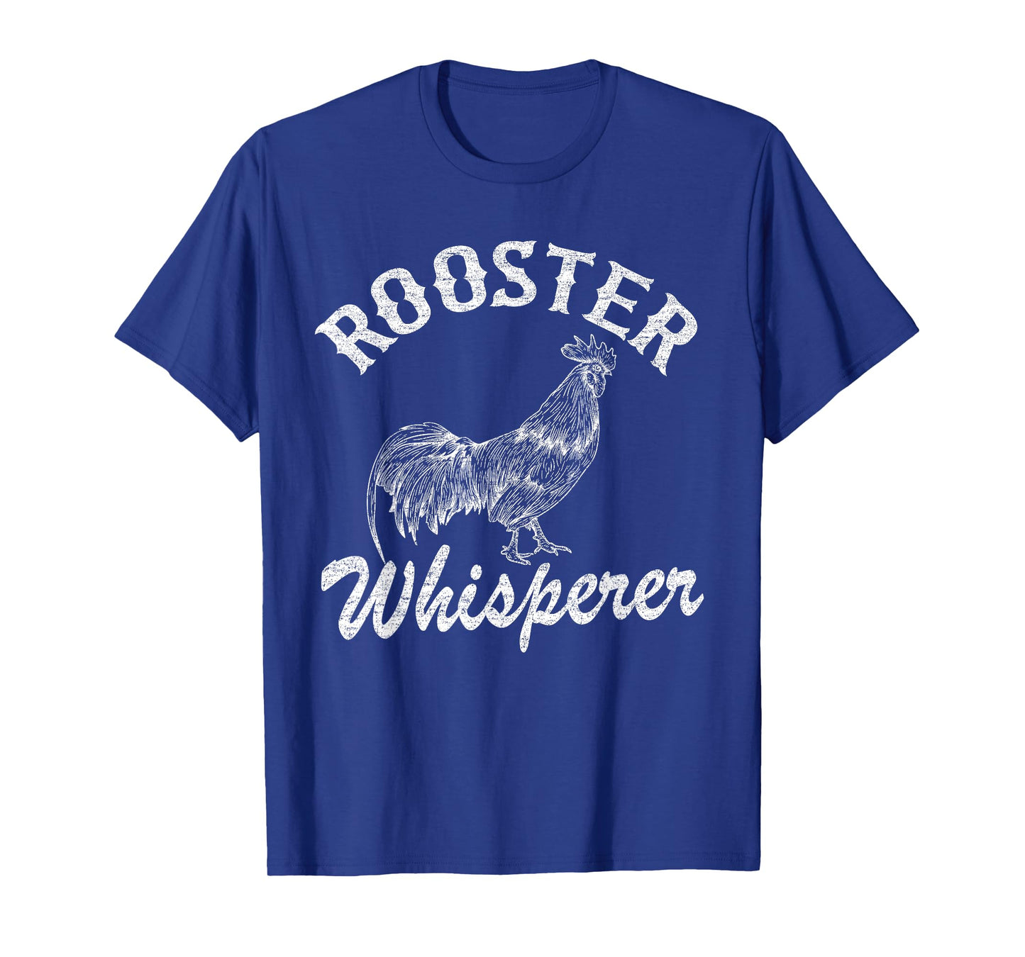 Funny Chicken Lovers Farmer Vintage Rooster Whisperer T-Shirt