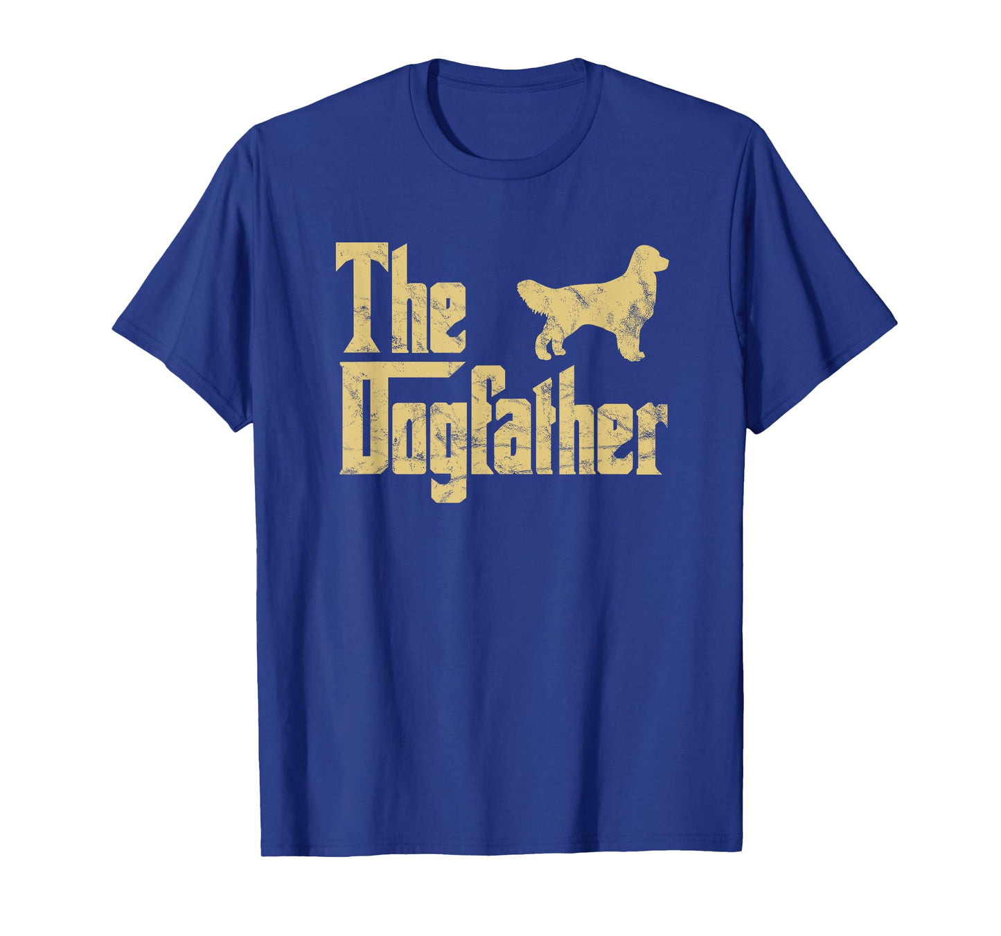 The Dogfather Golden Retriever Funny Dog Owner T-Shirt for Men Women Kids