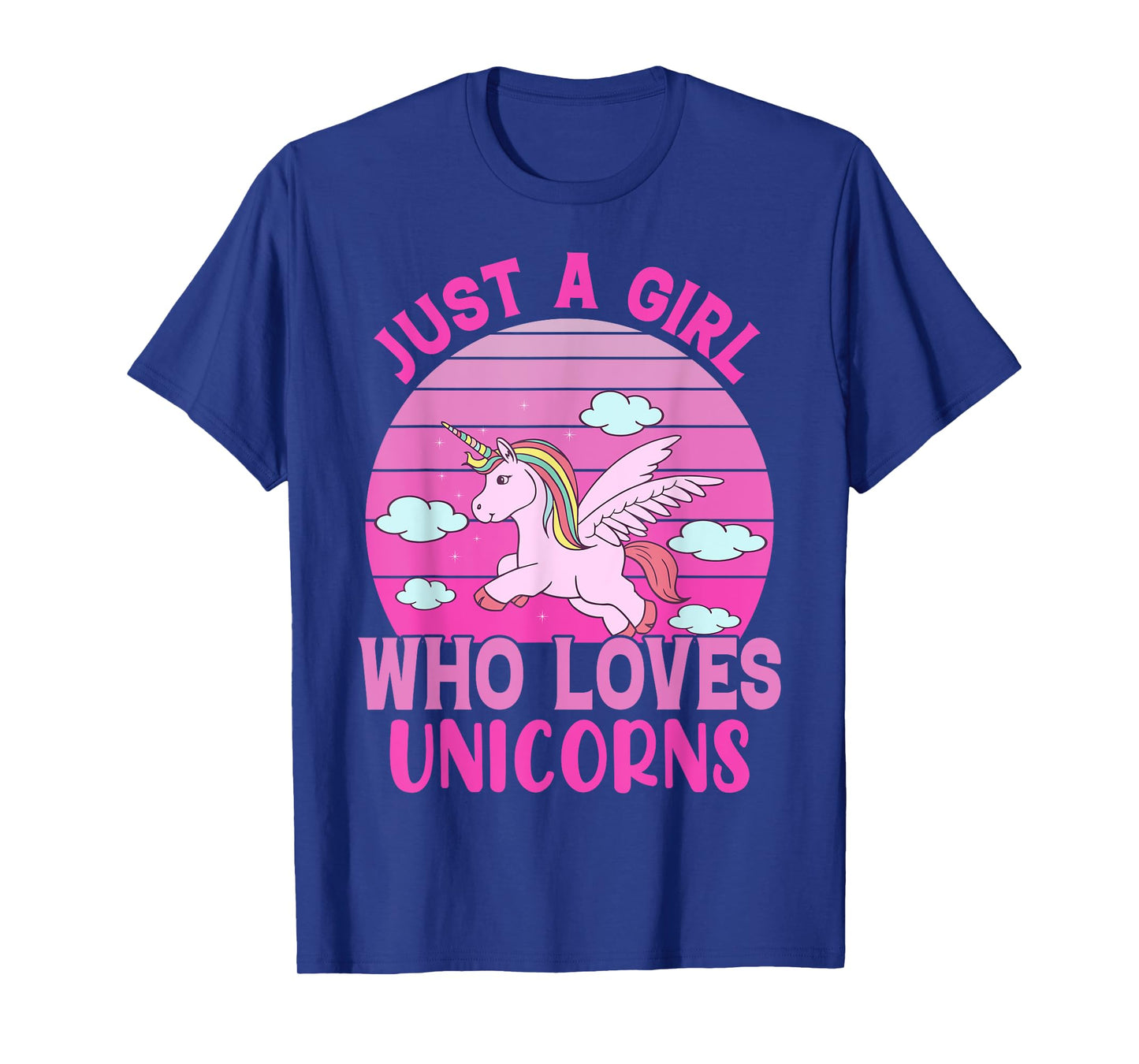 Just A Girl Who Loves Unicorns T-Shirt