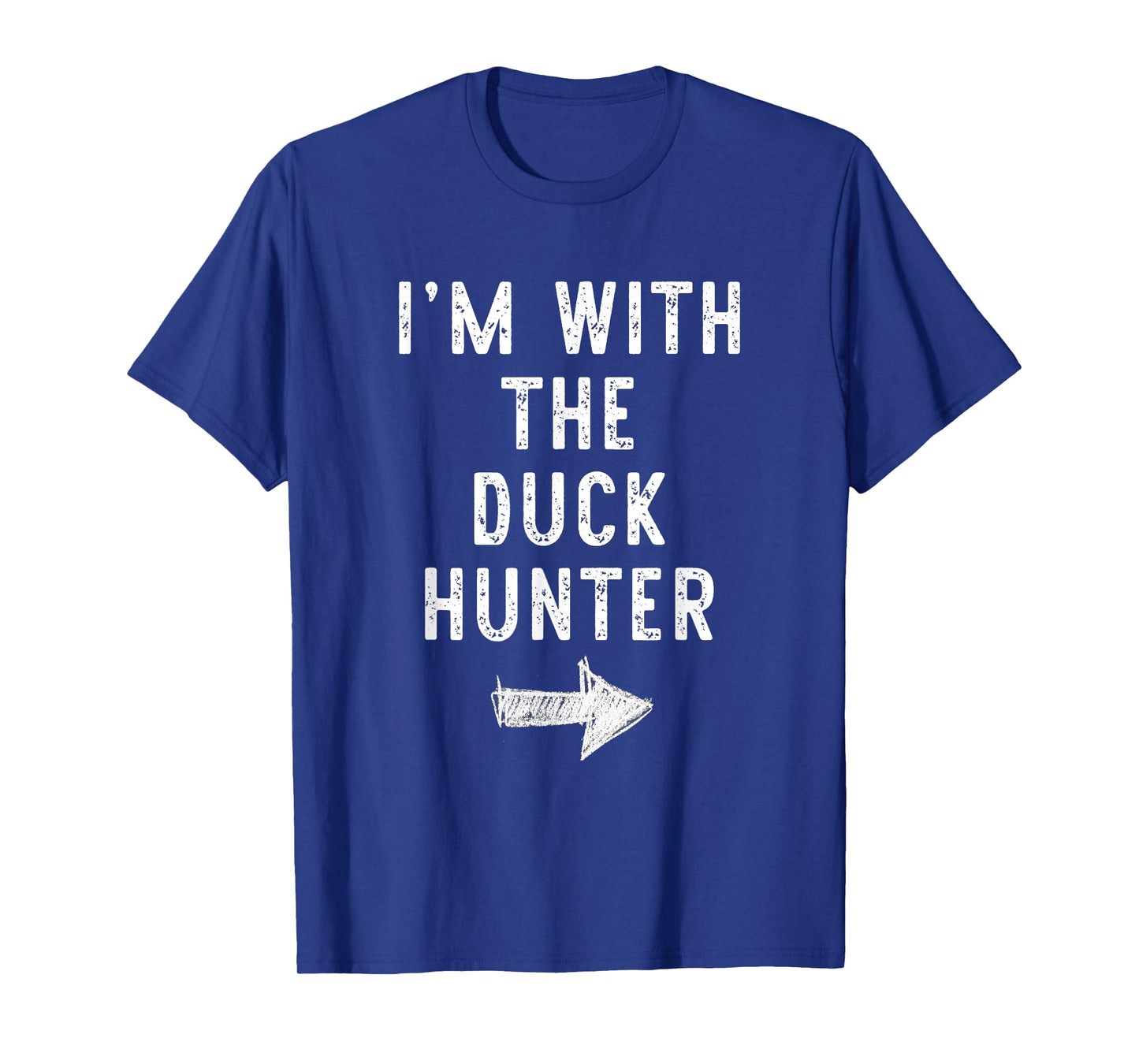 I'm With The Duck Hunter Costume Halloween Matching Couple T-Shirt