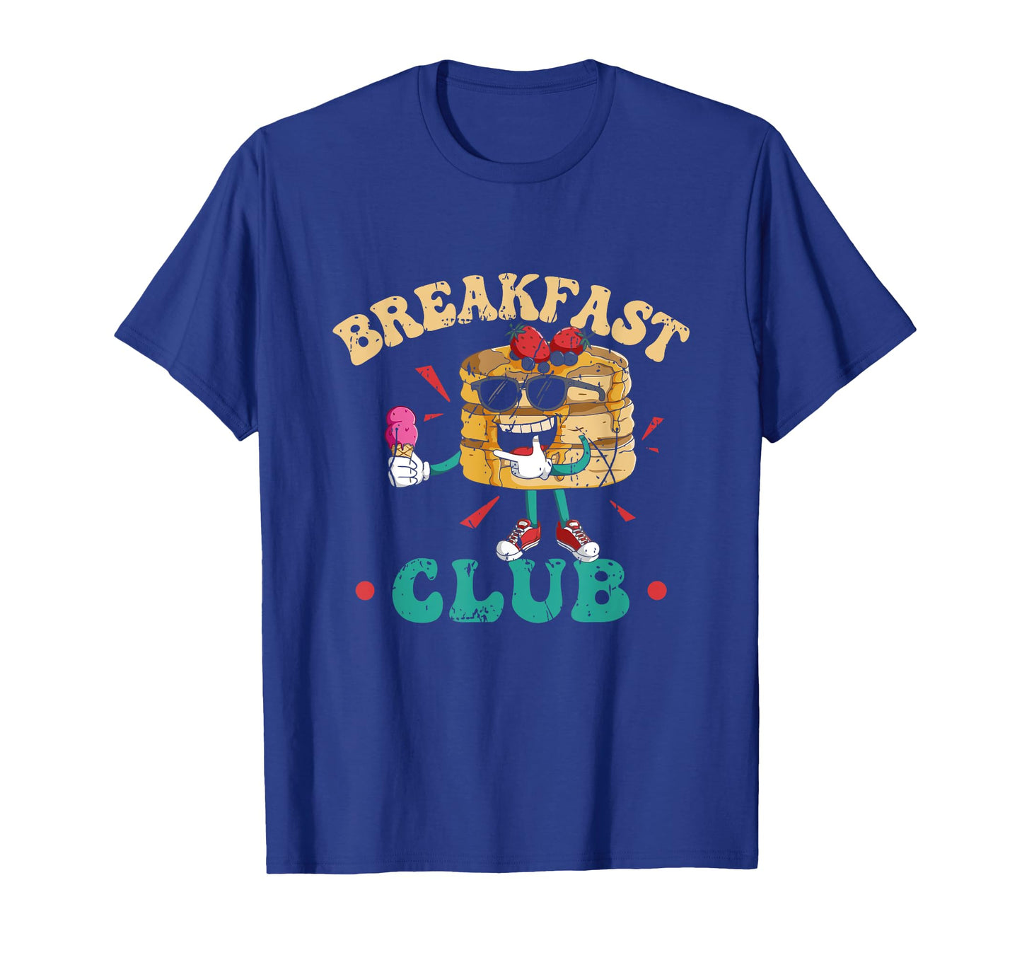 Breakfast Club Retro Vintage Pancake Aesthetic Brunch T-Shirt