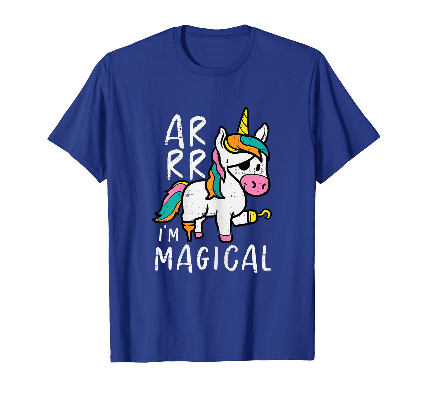 Pirate Unicorn Arrr Im Magical Halloween Toddler Girls Kids T-Shirt
