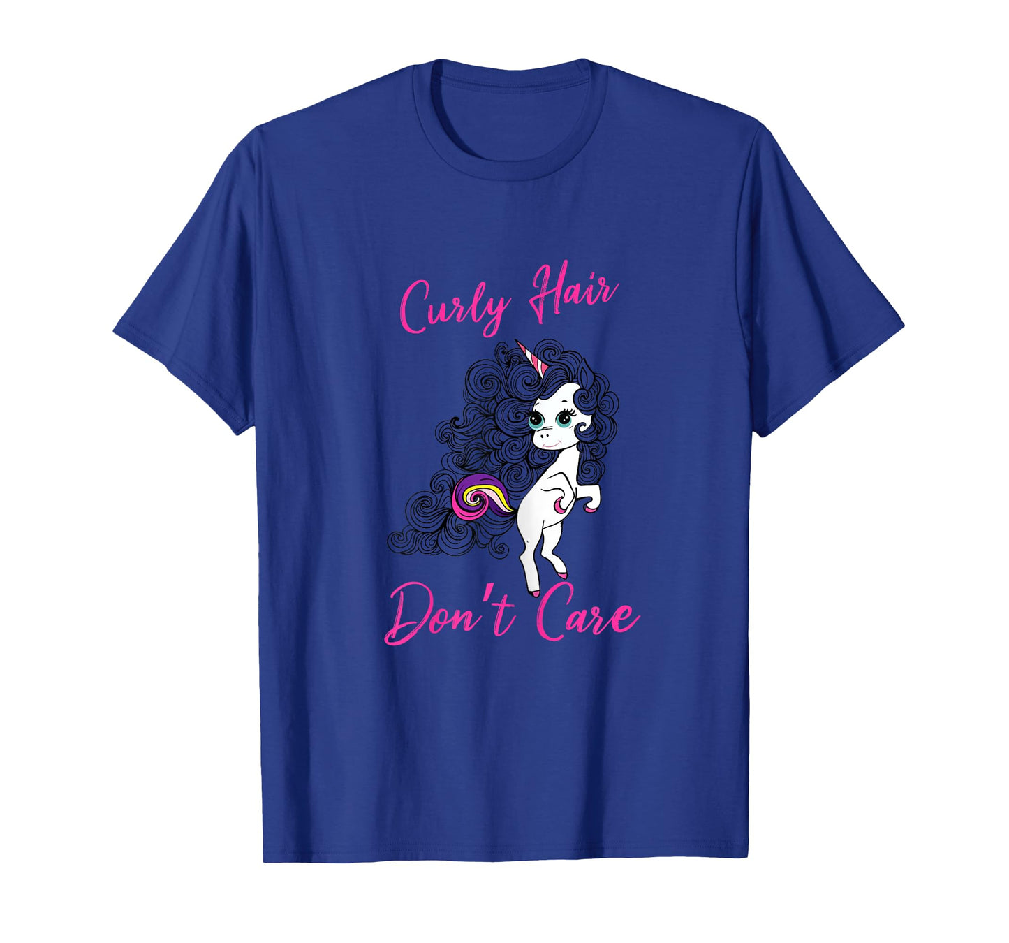 Curly Hair Don't Care T-shirt T-Shirt