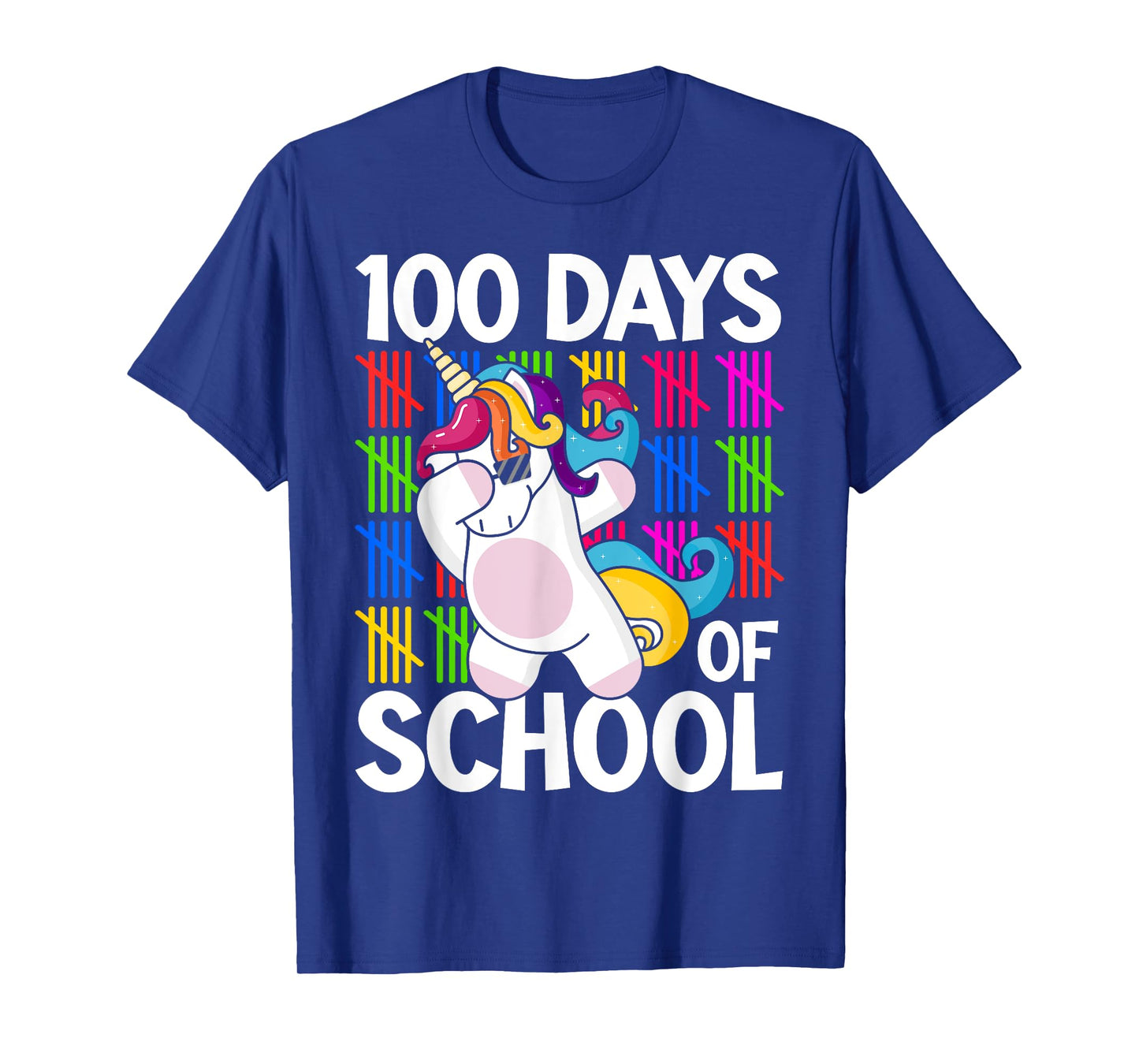 100th Day of School Unicorn Teachers Kids Girls 100 Days T-Shirt