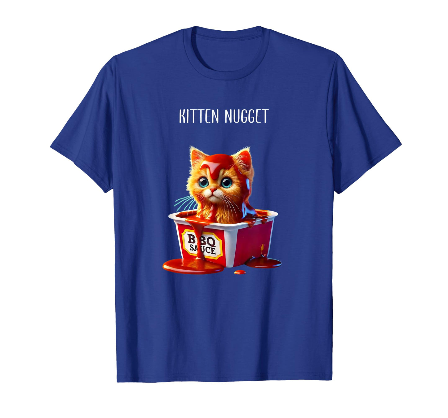 Kitten Nuggets Cat Lover Gift Food Pun Chicken Nuggets T-Shirt for Men Women Kids