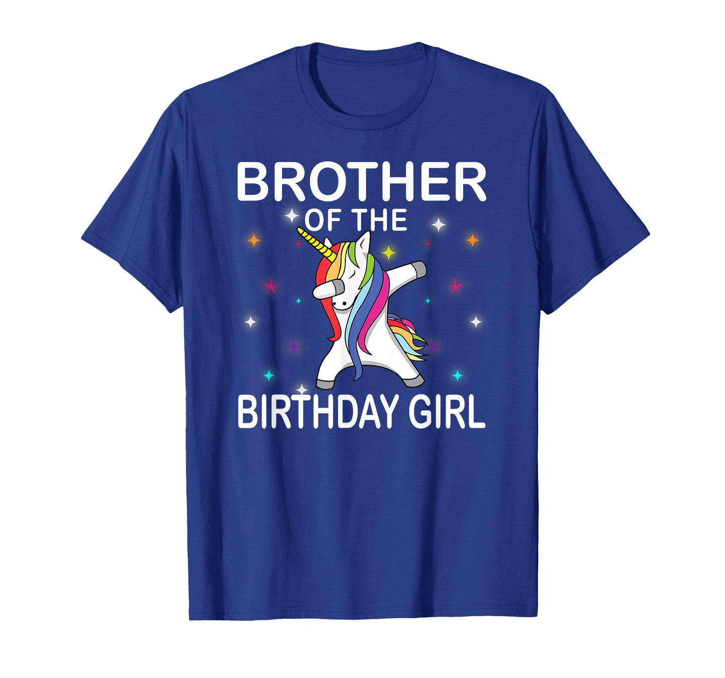 Unicorn Brother of The Birthday Girl Unicorn Dabbing Party T-Shirt