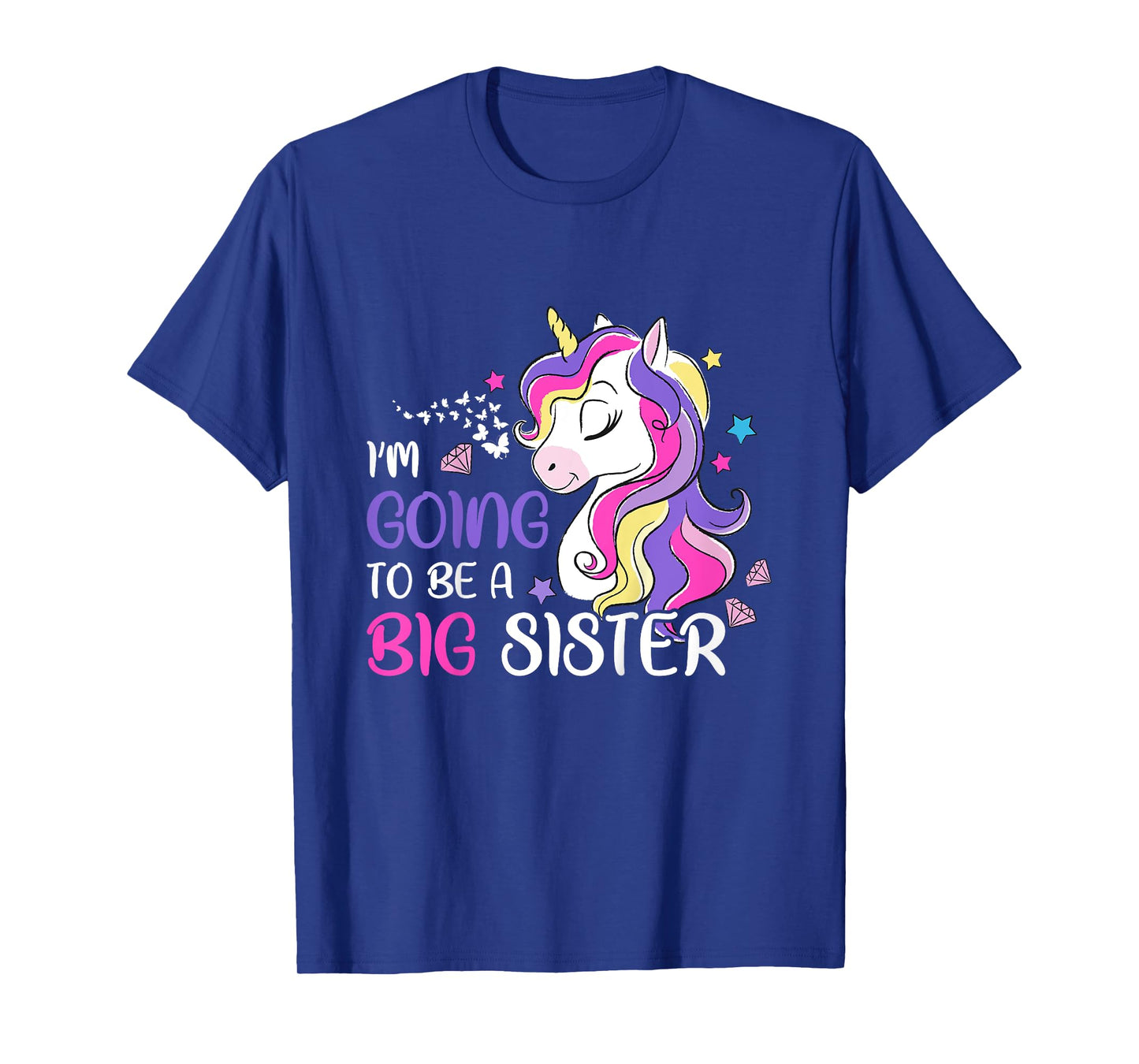 I'm Going To Be A Big Sister Unicorn T-Shirt