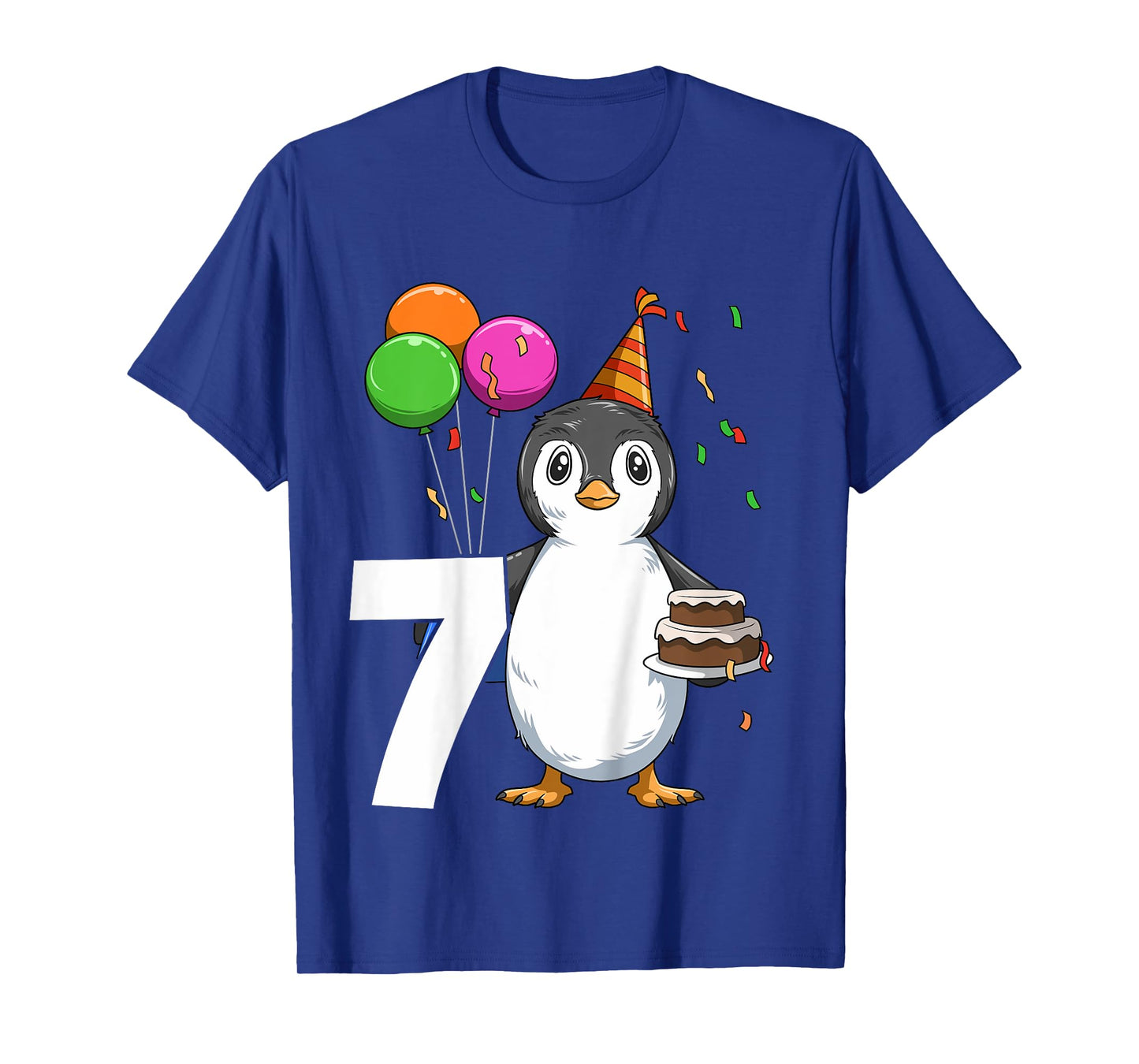 Penguin Birthday 7 Penguin 7th Birthday Outfit Penguin Party T-Shirt