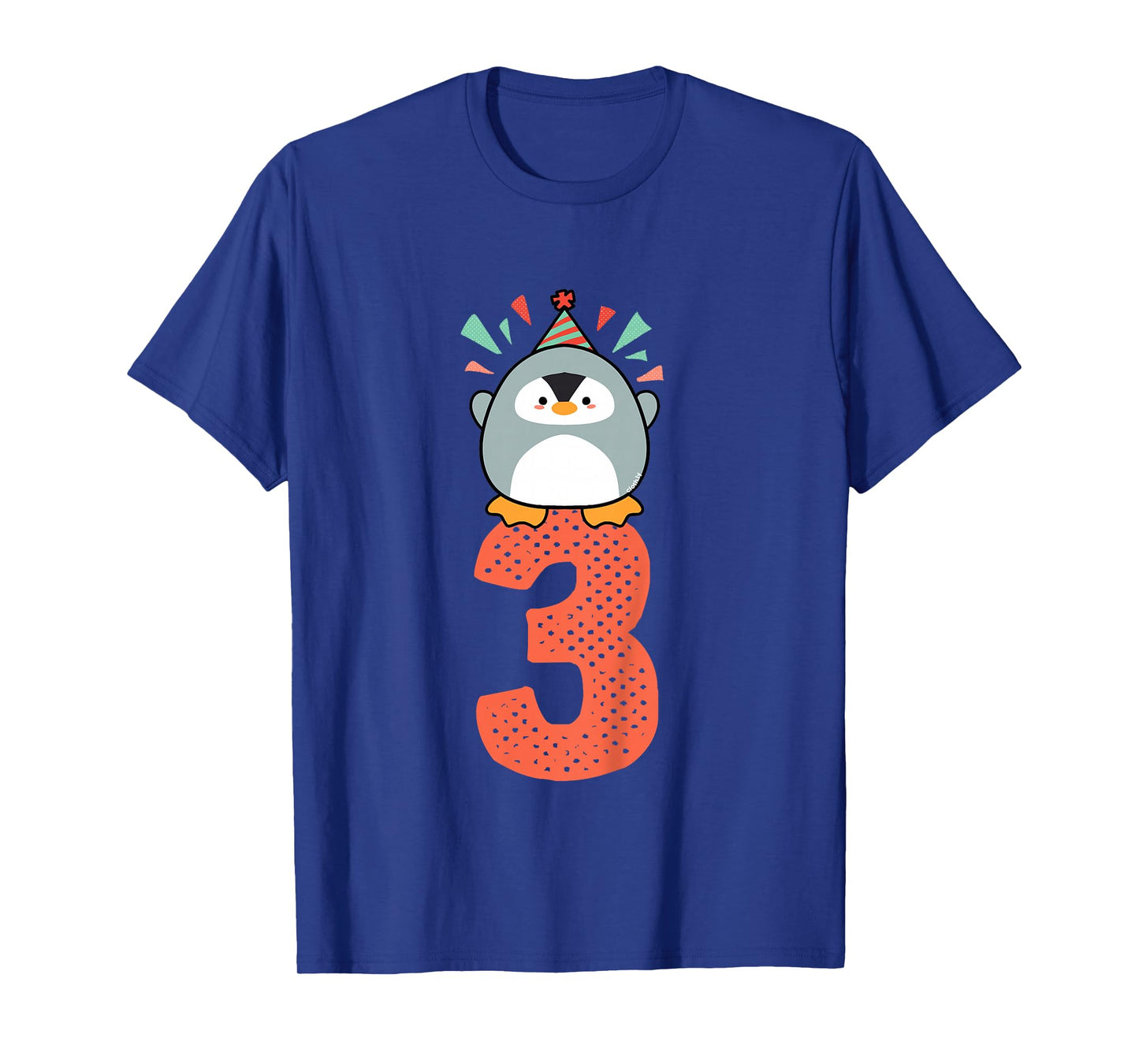 3rd Birthday Gift Idea Toddler Penguin 3 Years T-Shirt