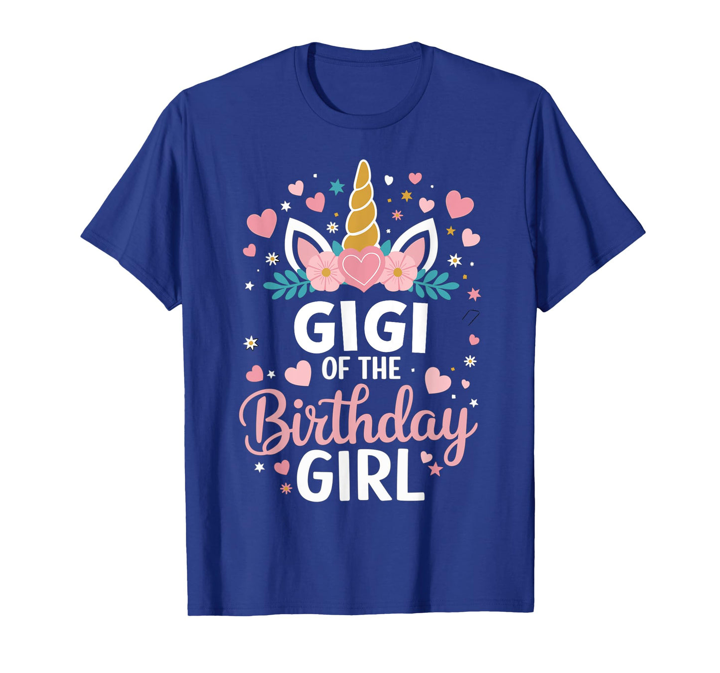 Gigi Of The Birthday Girl Unicorn Grandma 1st Bday T-Shirt
