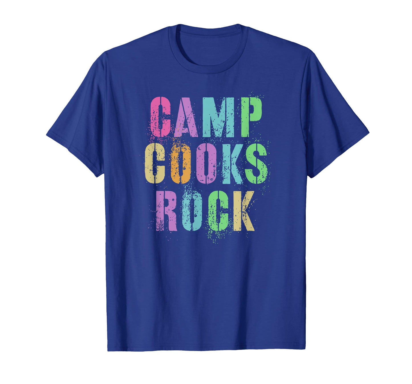 CAMP COOKS ROCKS Funny Campground Chef Crew Campsite Kitchen T-Shirt