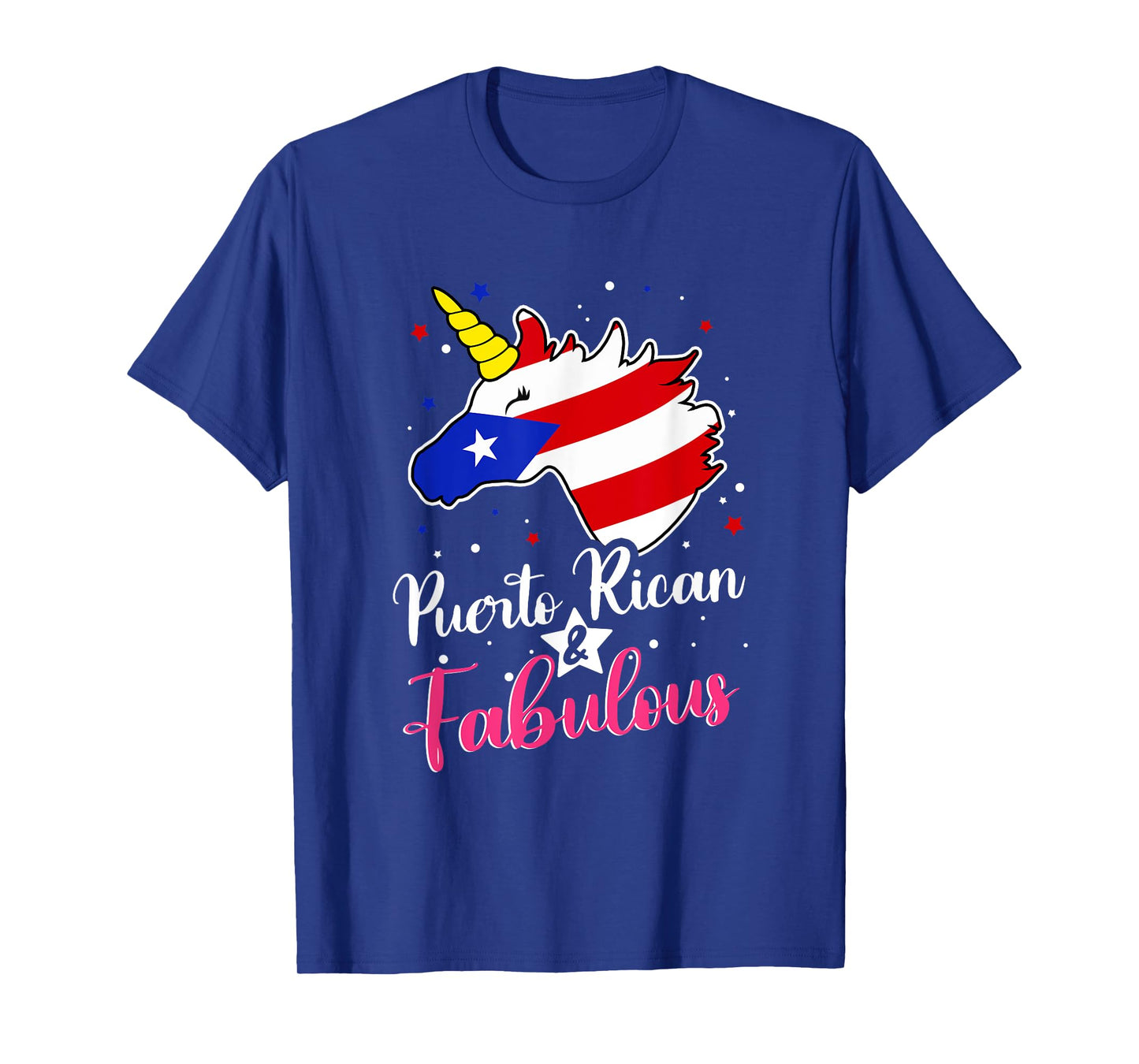 Puerto Rican And Fabulous Unicorn Puerto Rico Flag Girls T-Shirt