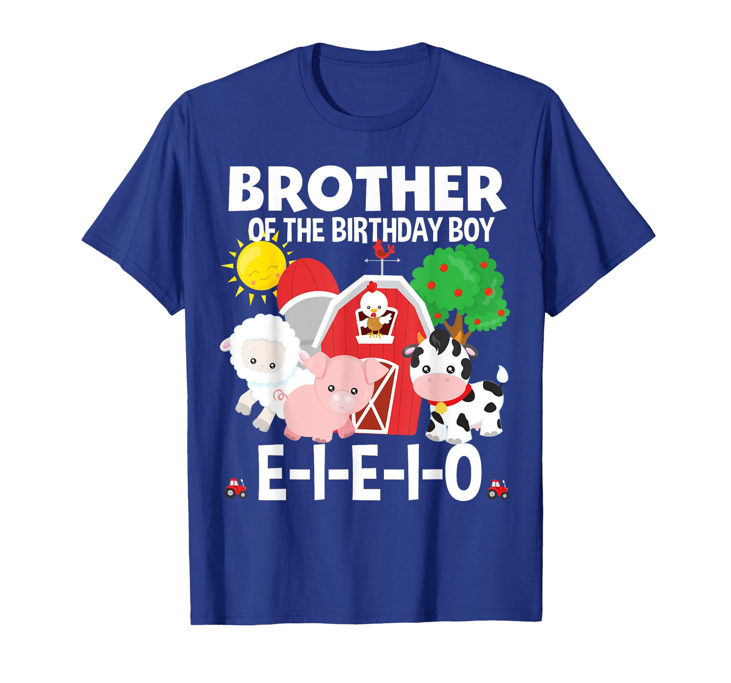 Brother Birthday Boy Old MacDonald Birthday Party Matching T-Shirt
