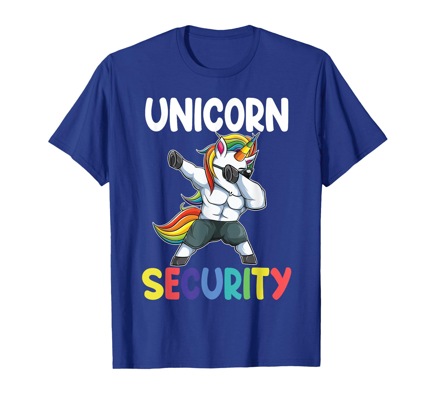 Unicorn Security Dad Mom Daughter Adult unicorn costume gift T-Shirt