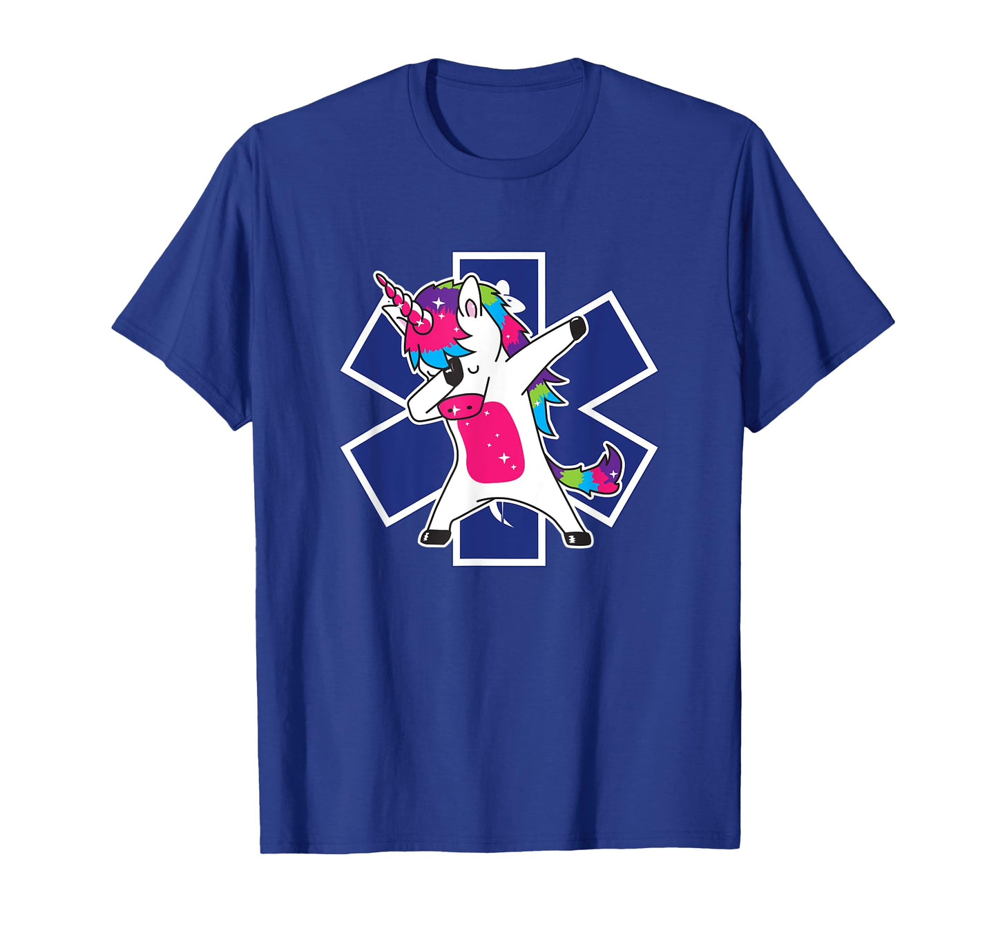 Dabbing Unicorn EMS EMT Nurse Medic Doctor Funny T-Shirt T-Shirt