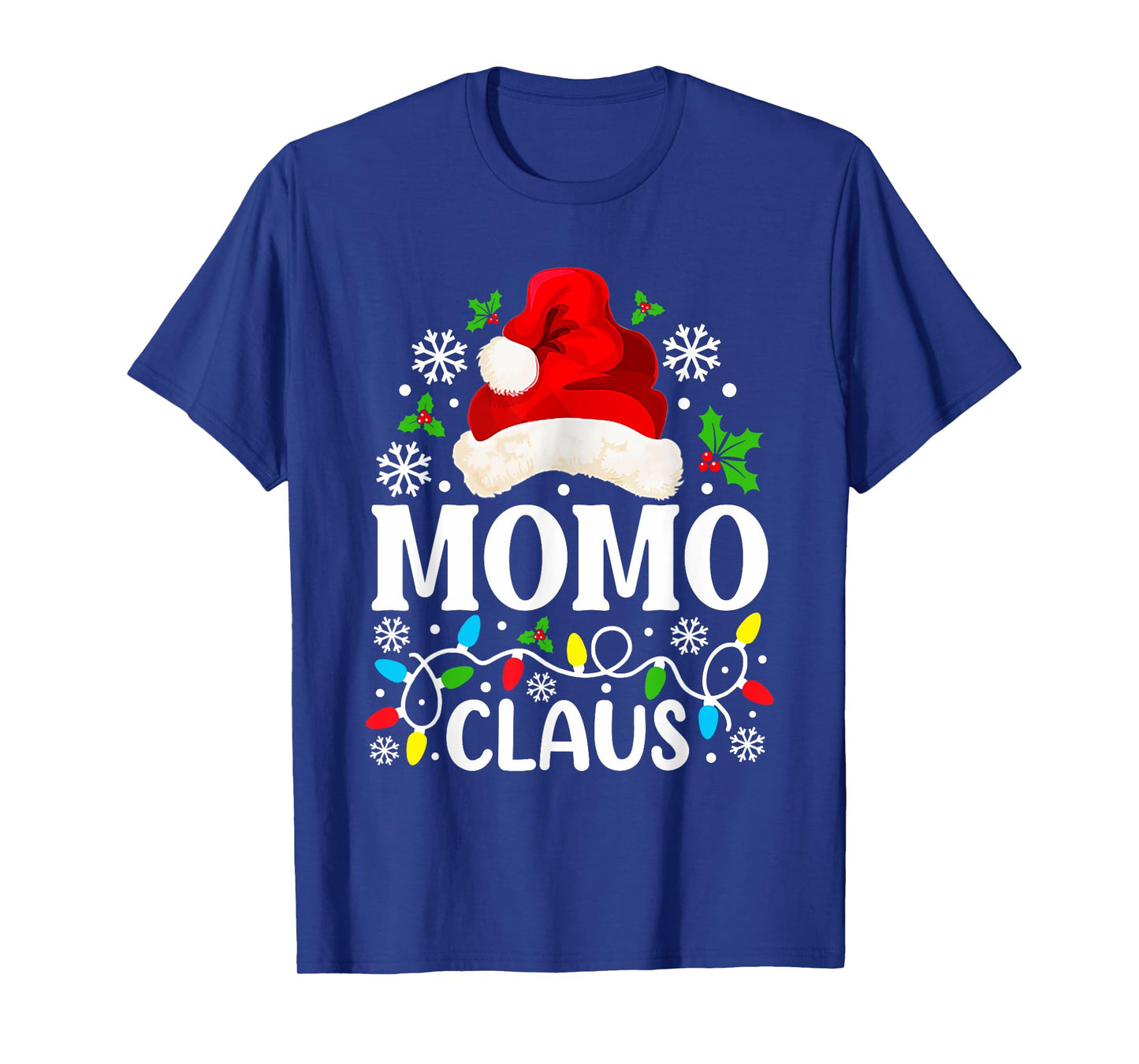 Momo Claus Funny Christmas Family Matching Grandma T-Shirt
