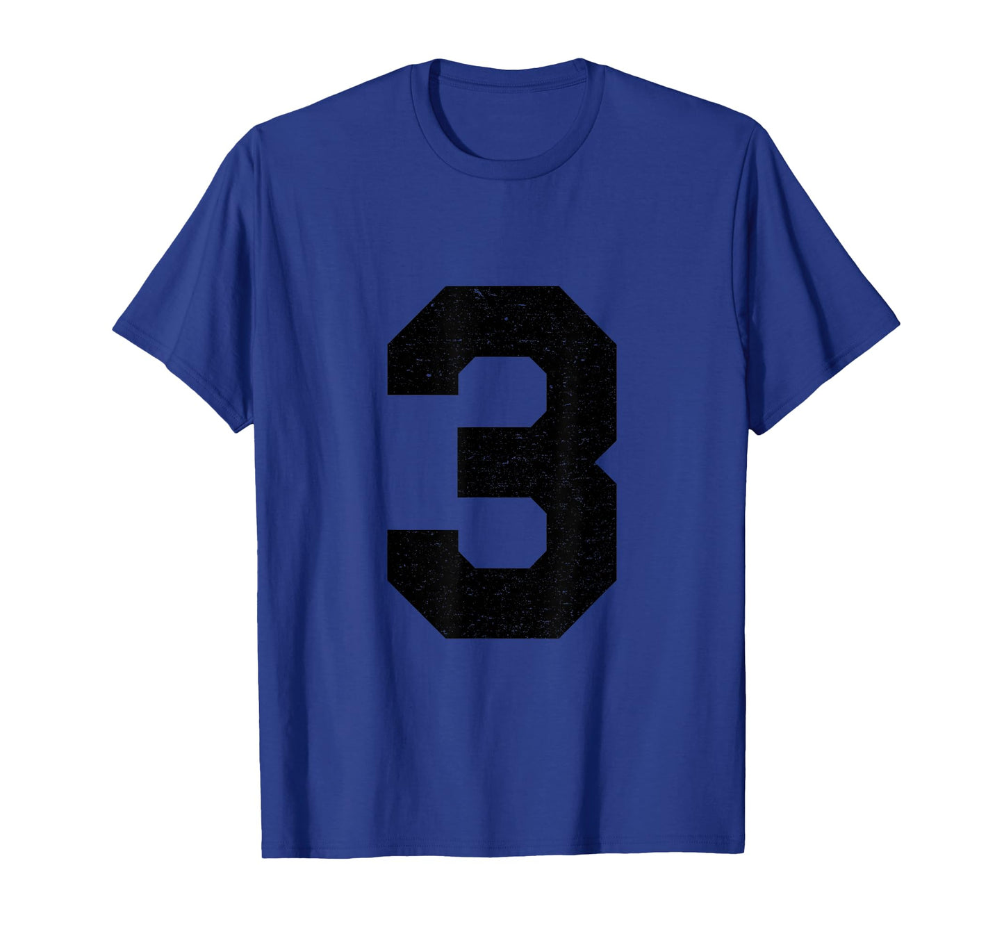 #3 Jersey Uniform Varsity Sports Number, 3rd Place T-Shirt
