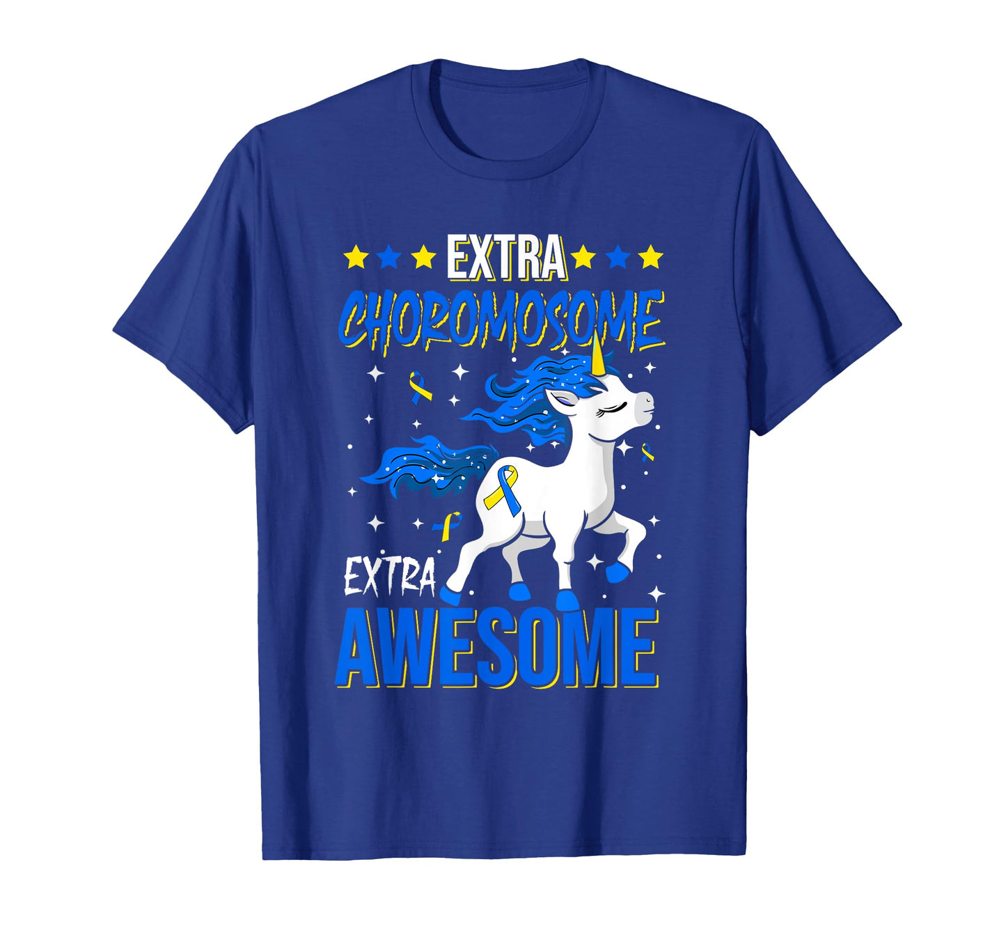 T21 Extra Chromosome Extra Awesome Down Syndrome Awareness T-Shirt