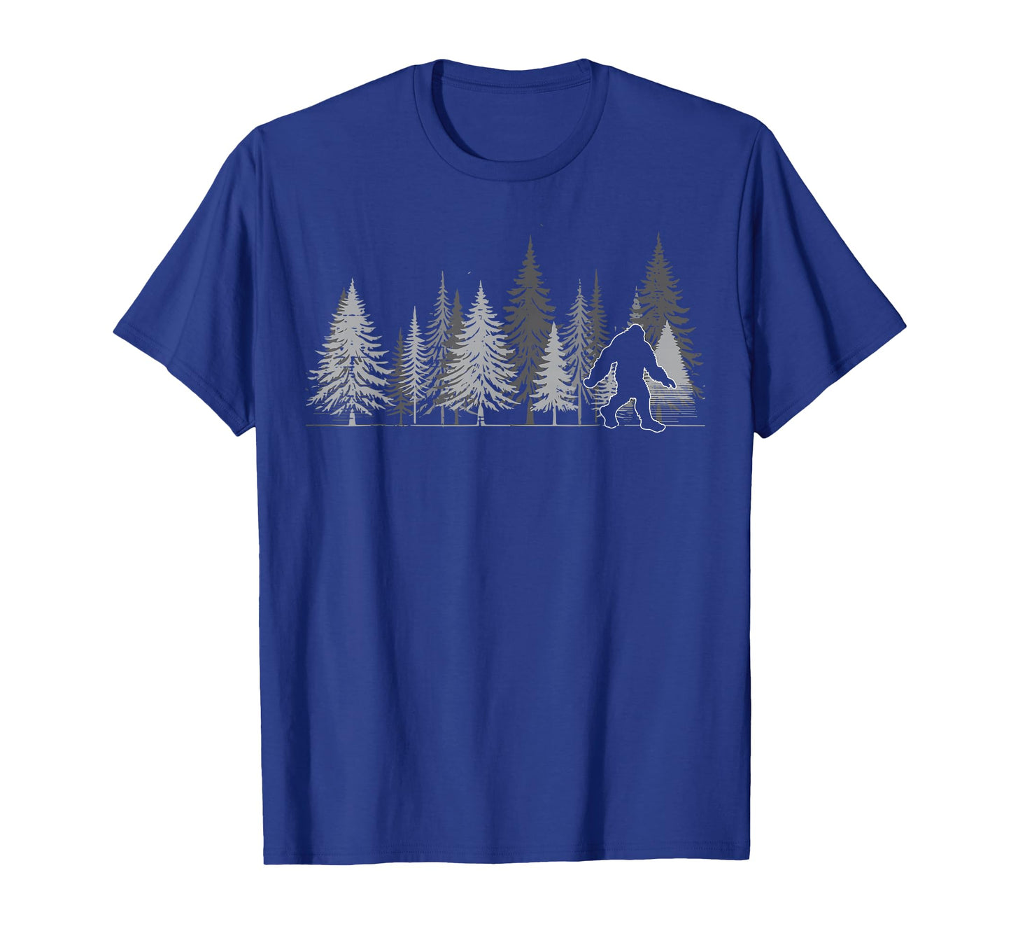 Forest Bigfoot Trees Outdoor Sasquatch Wildlife Men Women T-Shirt