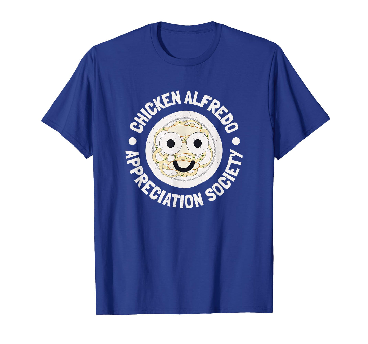 Love Chicken Alfredo Clothing Co. - Chicken Alfredo Appreciation Society T-Shirt - Unisex-Adult, Short Sleeve, Black, Small