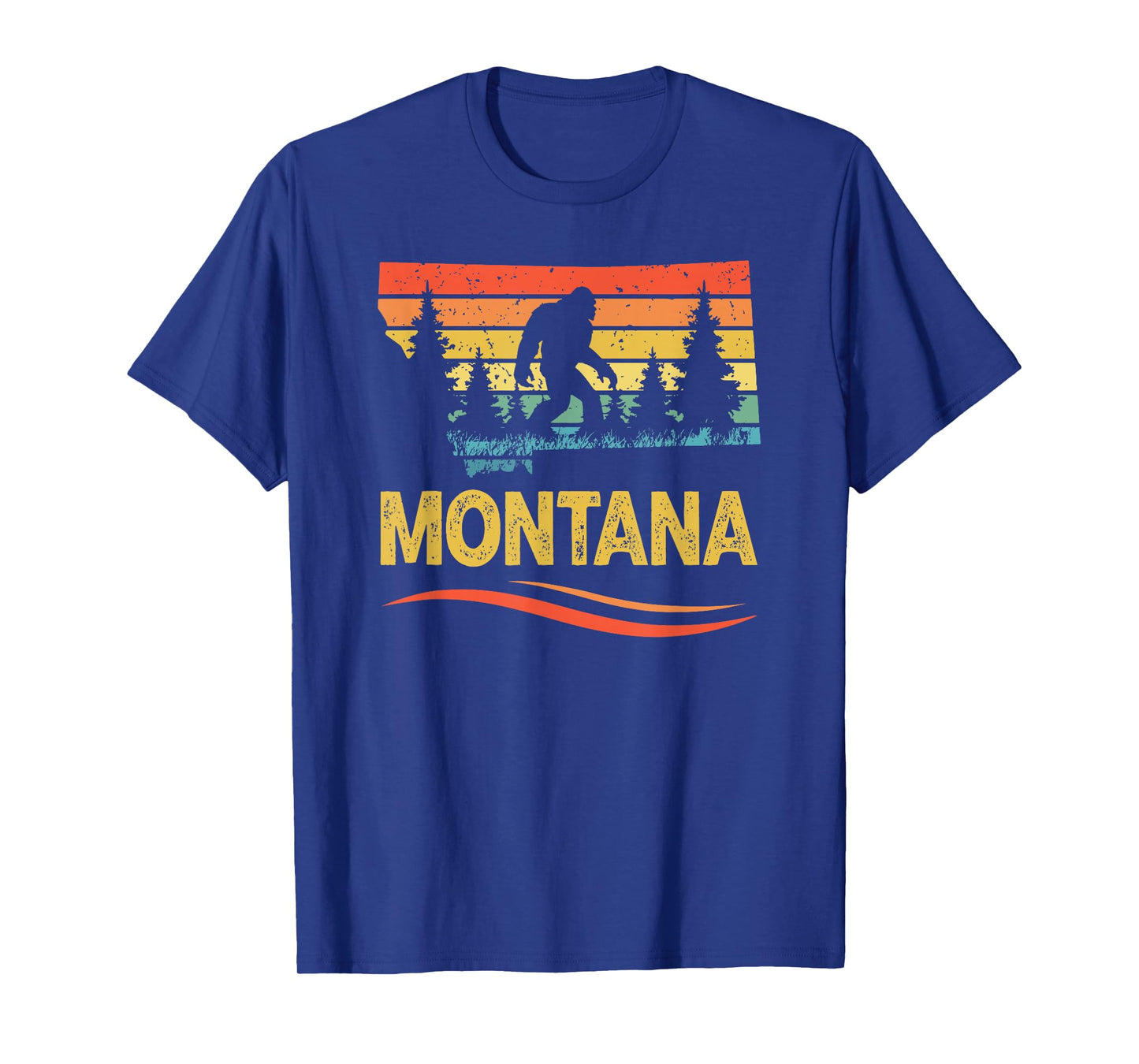 Montana and a Bigfoot Or Sasquatch T-Shirt