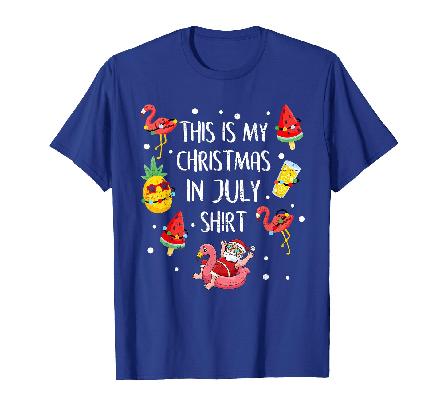 This Is My Christmas In July Shirt Xmas Summer Vacation T-Shirt