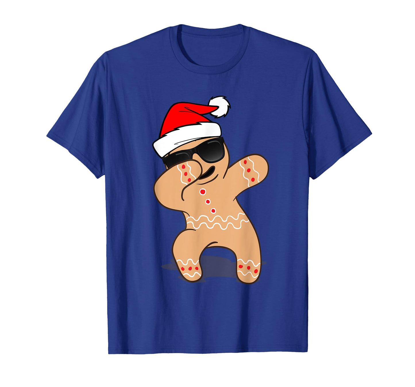 Dabbing Gingerbread Man Shirt - 2017 Funny Hip Hop Xmas Tee T-Shirt