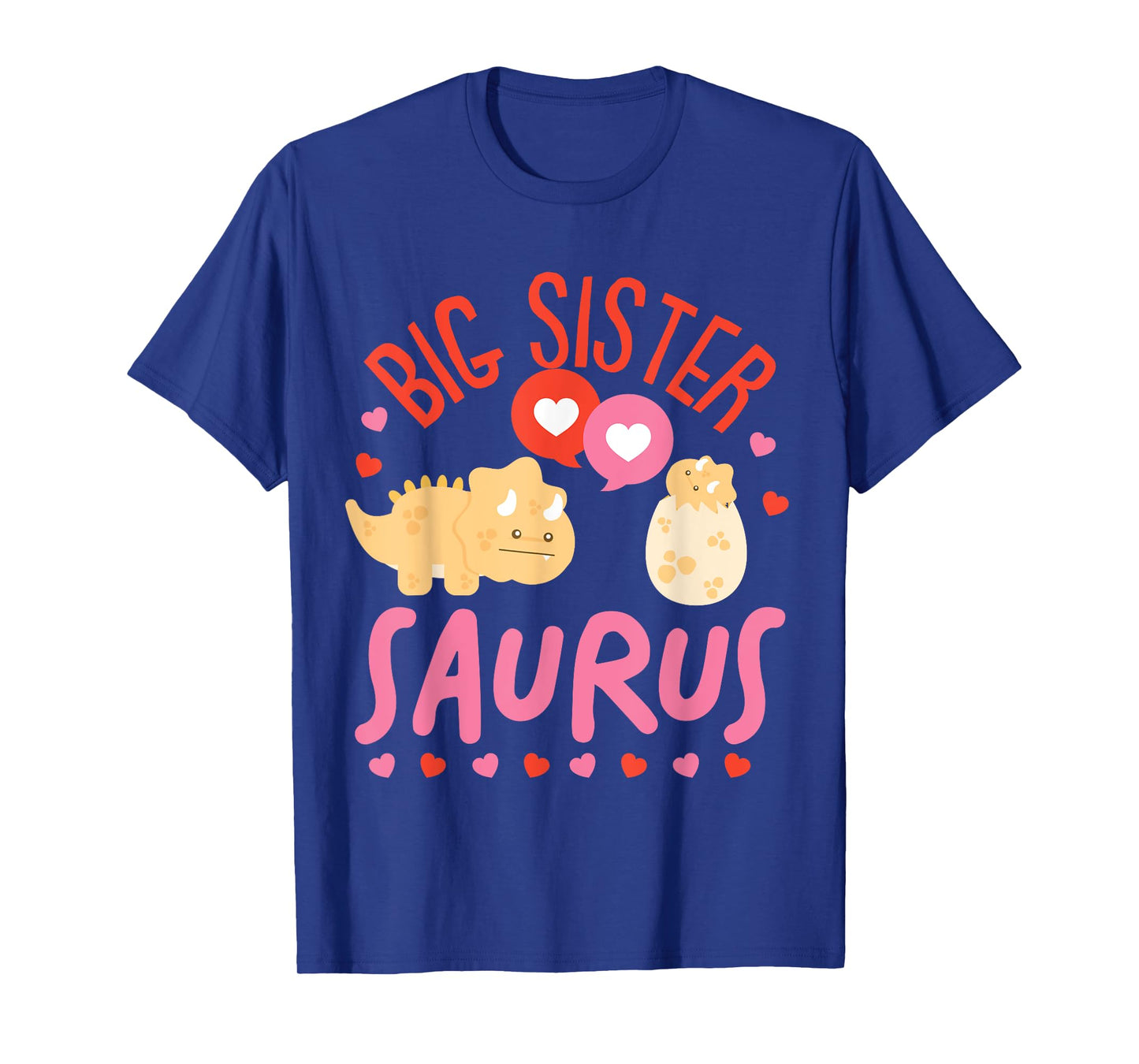 Cute Dinosaurs Design For Big Sister Saurus T-Shirt
