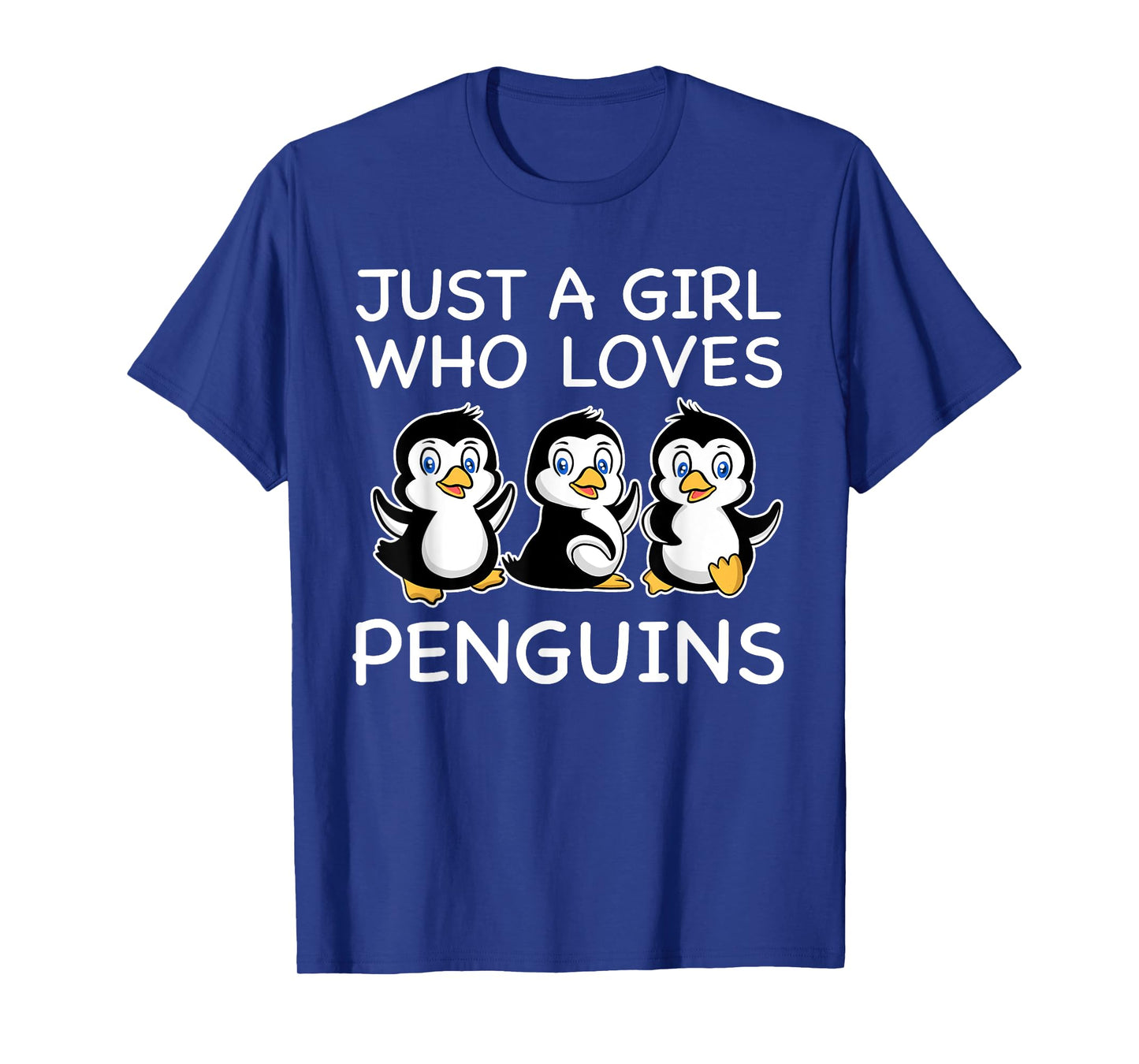 Cute Penguin Art Women Girls Baby Bird Animal Penguin Lover T-Shirt