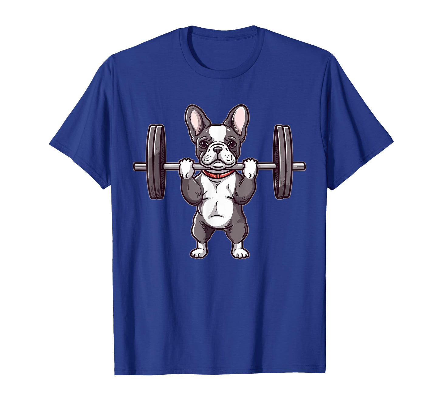 French Bulldog Weightlifting Funny Deadlift Men Fitness Gym T-Shirt