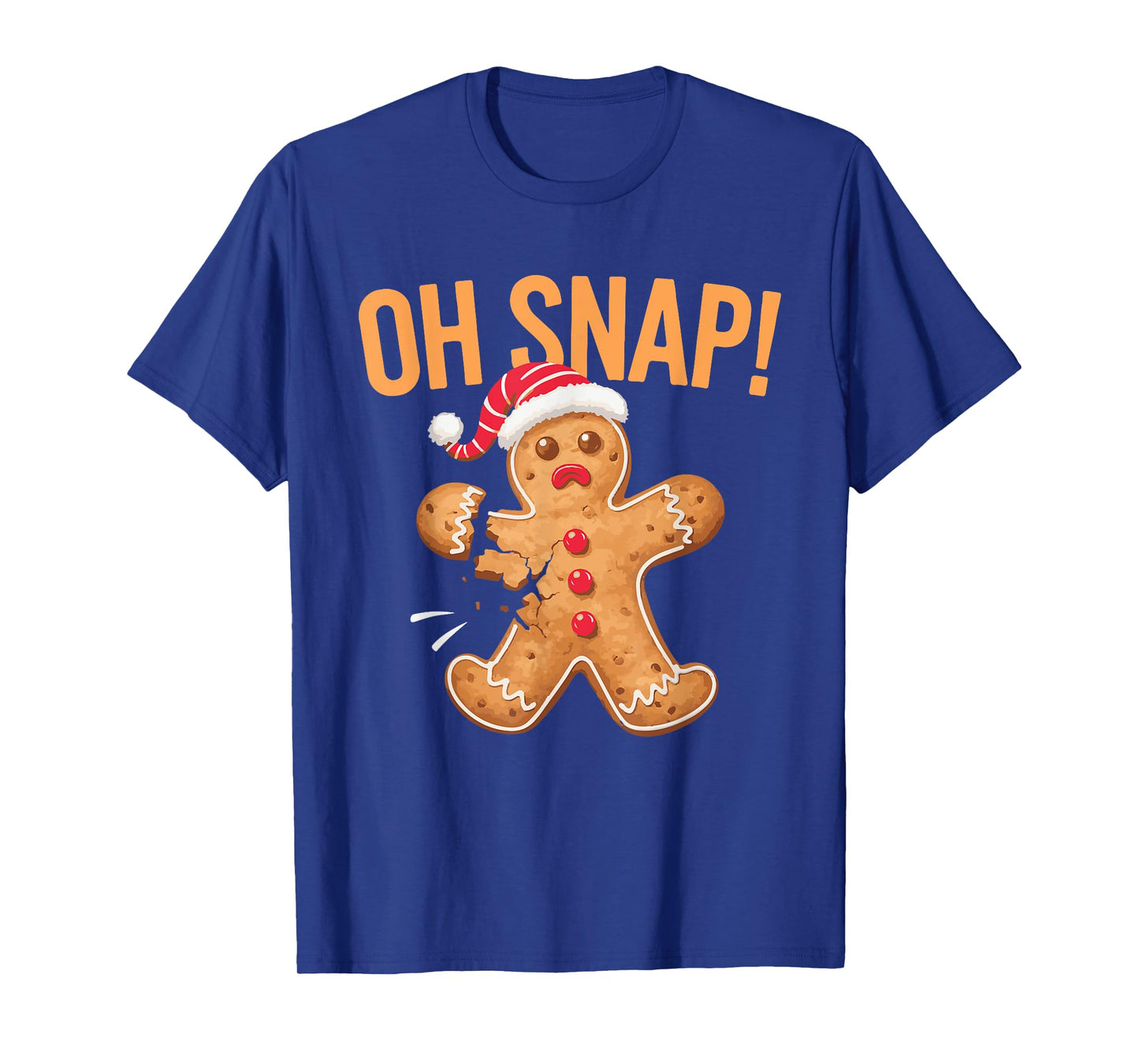 Gingerbread Man Oh Snap Christmas T-Shirt