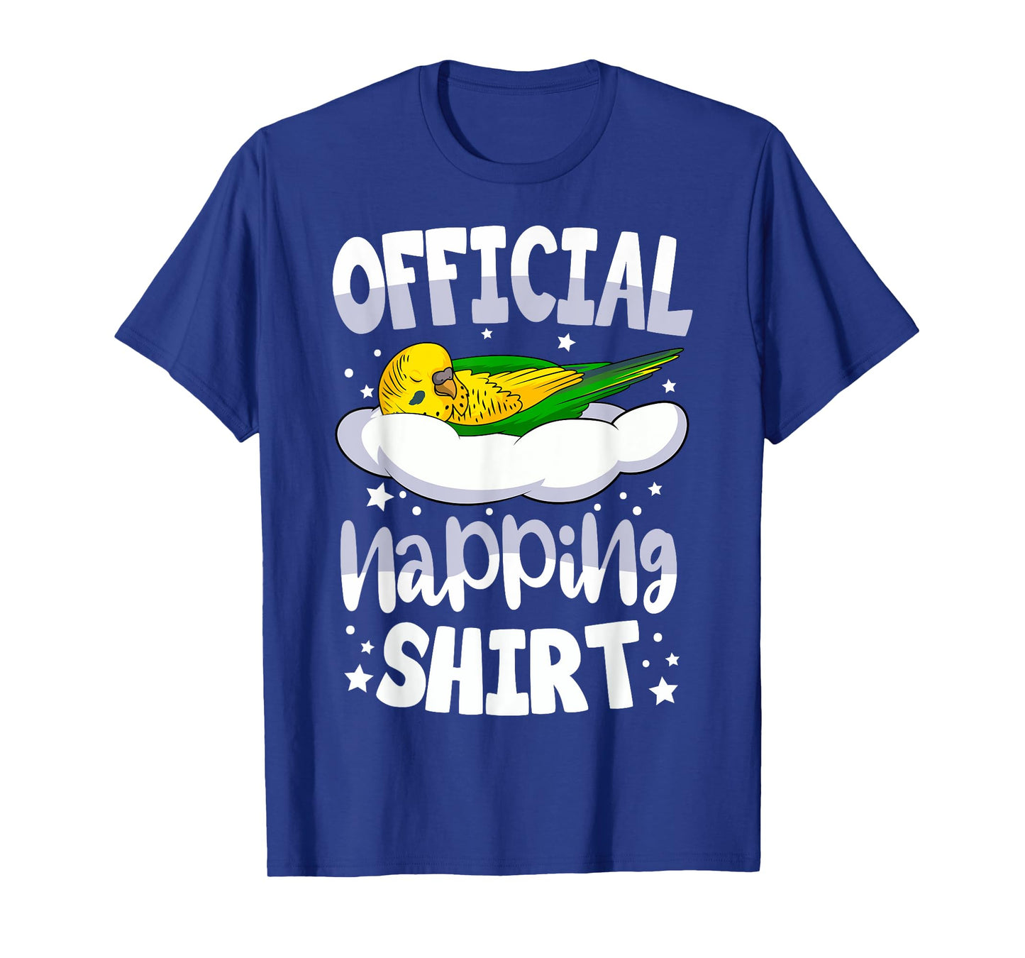 Budgie Pyjamas Budgerigar Lover Official Napping T-Shirt