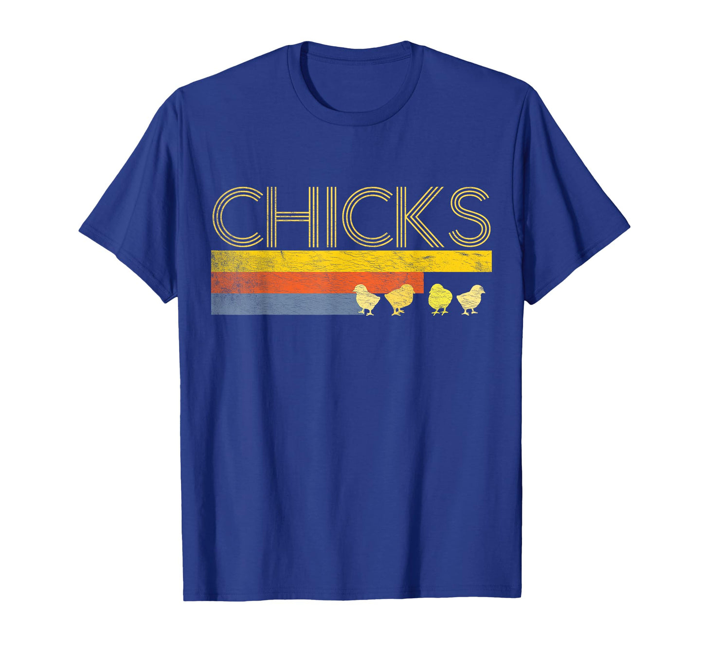 Funny Retro Striped Easter Chicks Shirt Chick Baby Chicken T-Shirt