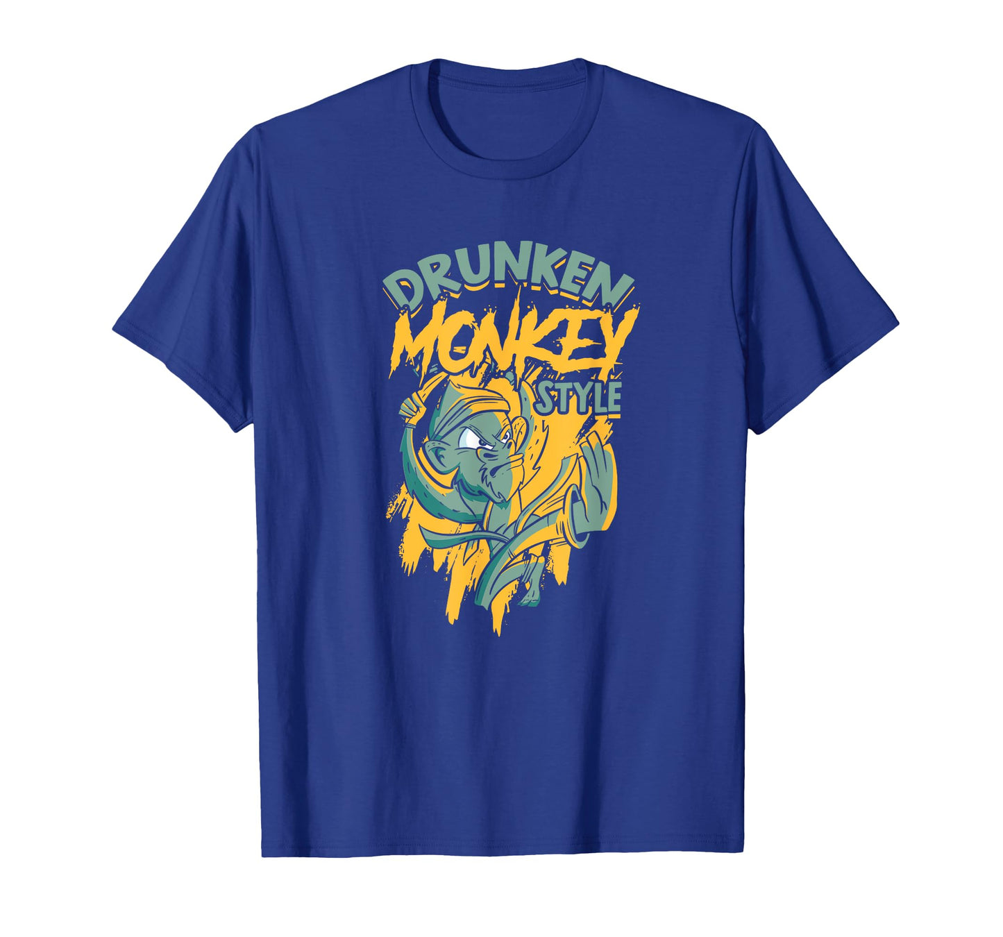 Drunken Monkey Style - Kung Fu Fighting and Sport Ninja T-Shirt