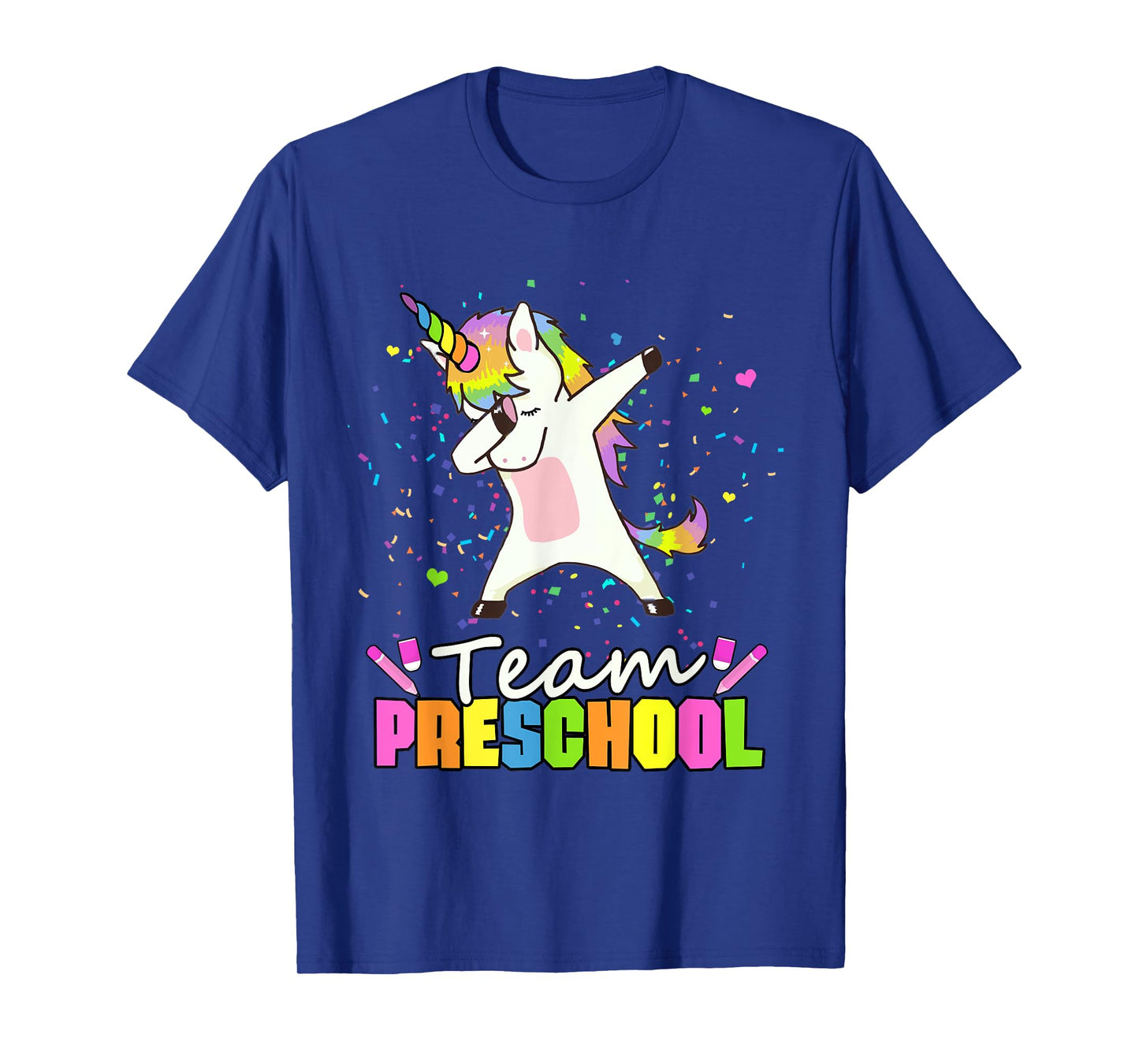 Team Preschool Unicorn Team Pre-K Preschool Crew T-Shirt