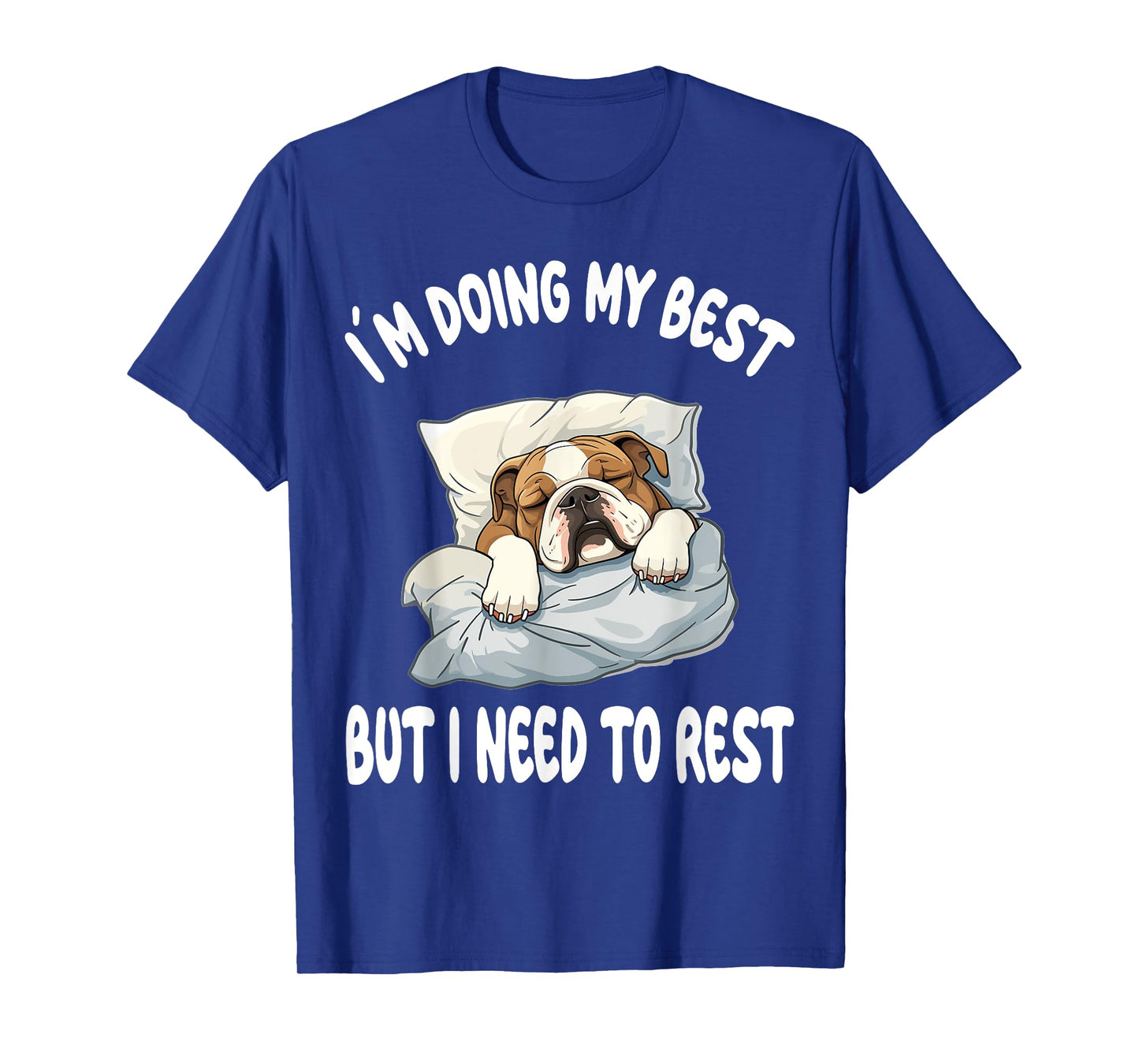 English Bulldog Official Sleepshirt Pajamas Nightgown T-Shirt for Men Women Girls Kids